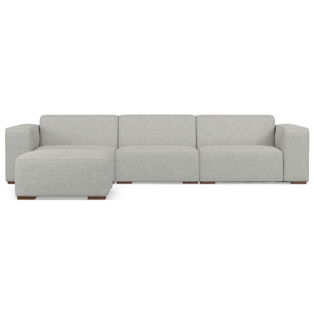 Rex - Handcrafted Sectional Sofa And Ottoman - Best Buy Furniture
