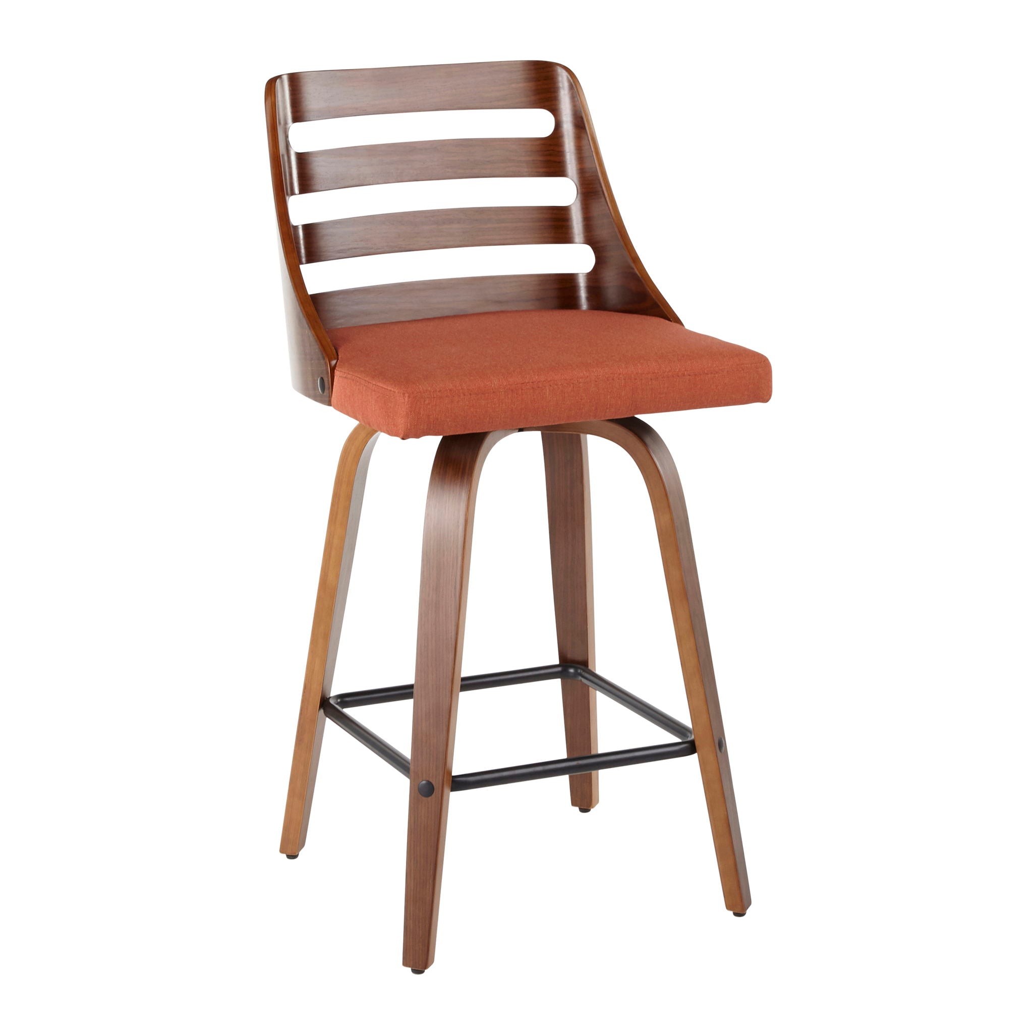Trevi - Mid Century Modern Counter Stool (Set of 2) - Best Buy Furniture