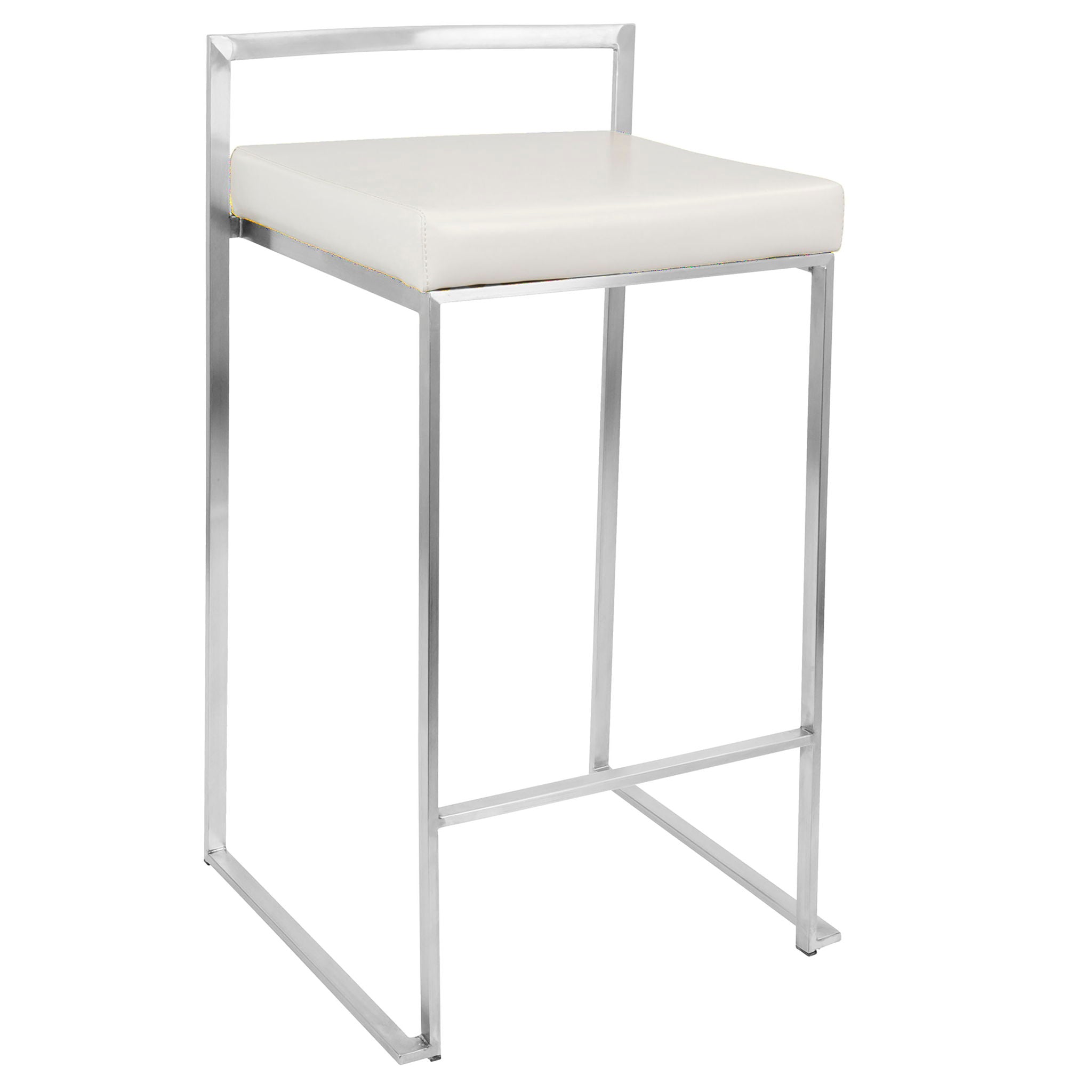 Fuji - Elegant Design Contemporary Stackable Counter Stool - Best Buy Furniture