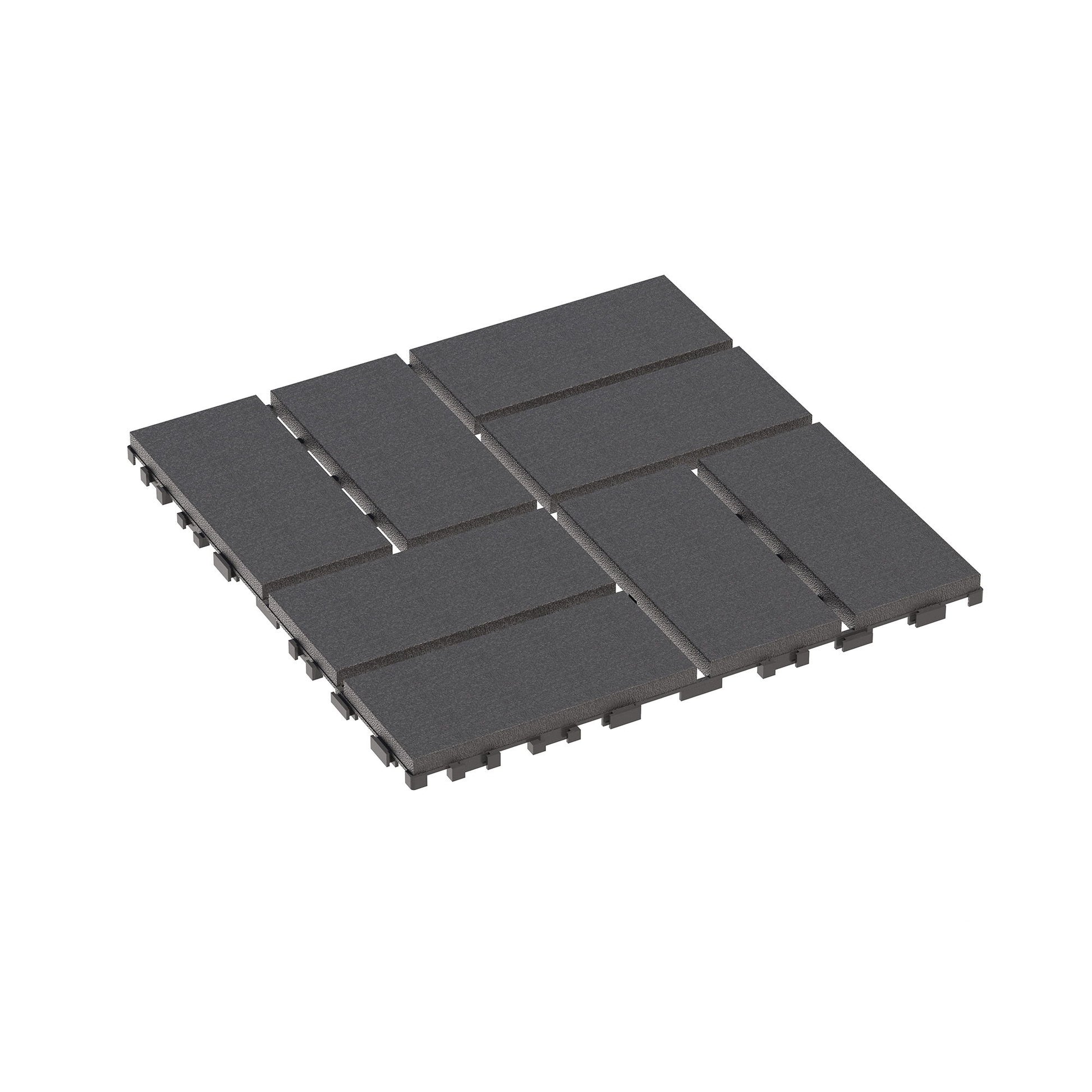 Plastic Interlocking Deck Tiles Patio Deck Tiles Waterproof Outdoor Use - Best Buy Furniture