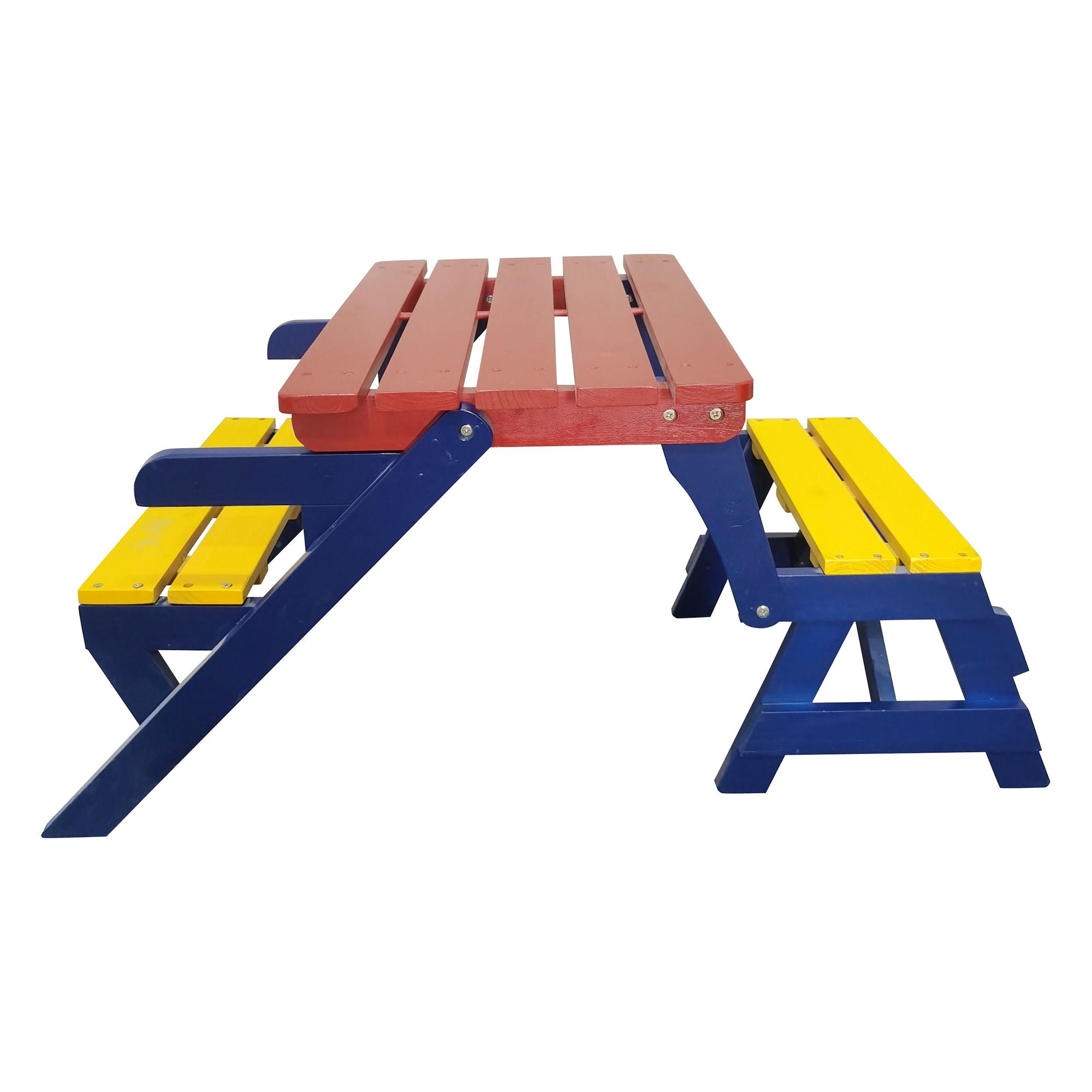 Kids Multi-Functional Arm Chair, Table With 2 Benches All-In-One Set - Best Buy Furniture