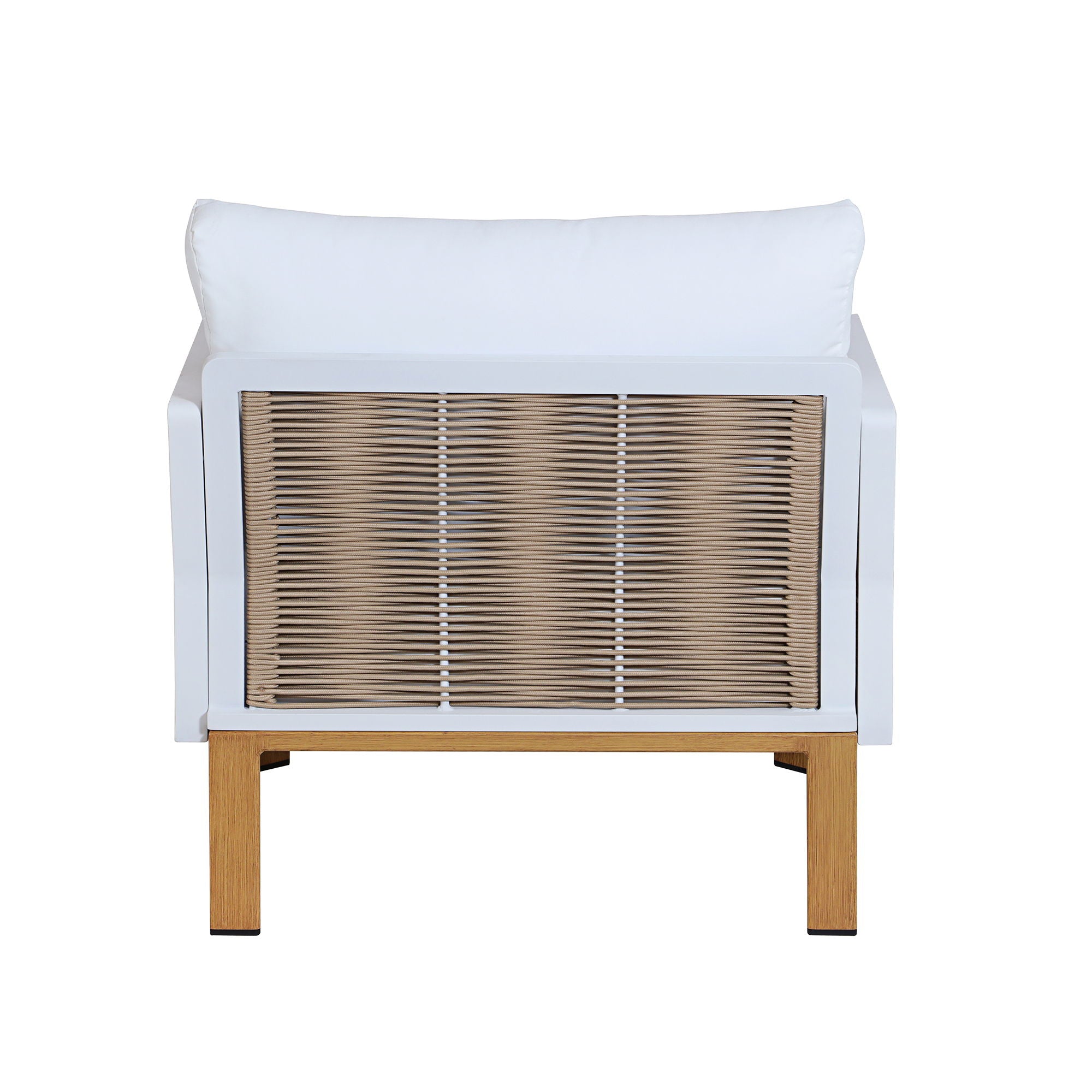 Vine - 4 Piece Outdoor Conversation Set - White