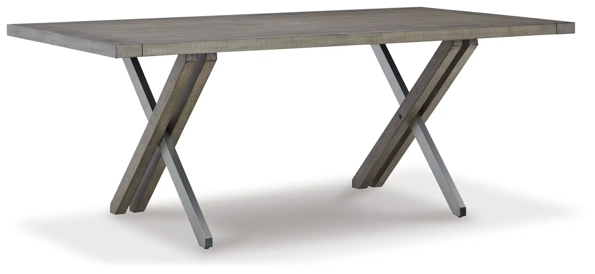 Krystanza - Rectangular Dining Room Table - Weathered Gray - Best Buy Furniture