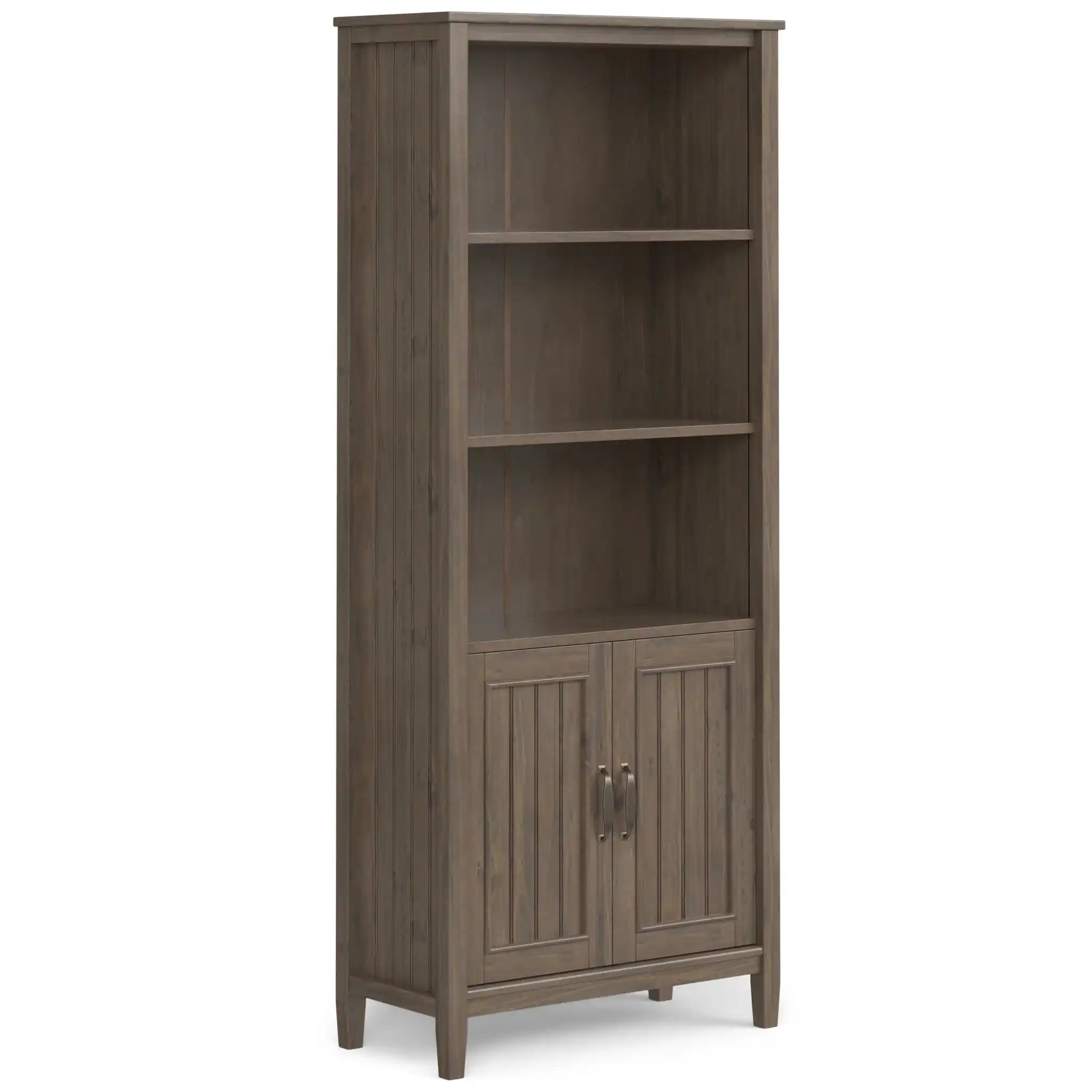 Lev - Bookcase - Smoky Brown - Best Buy Furniture