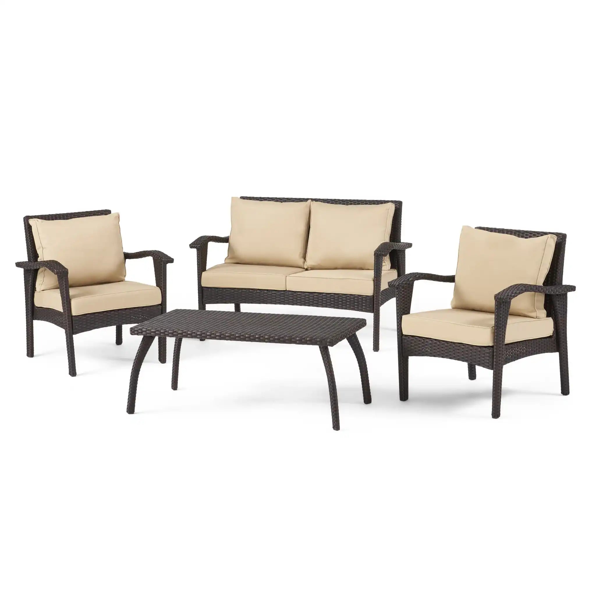 Honolulu - Wicker Set Outdoor Seating - Best Buy Furniture