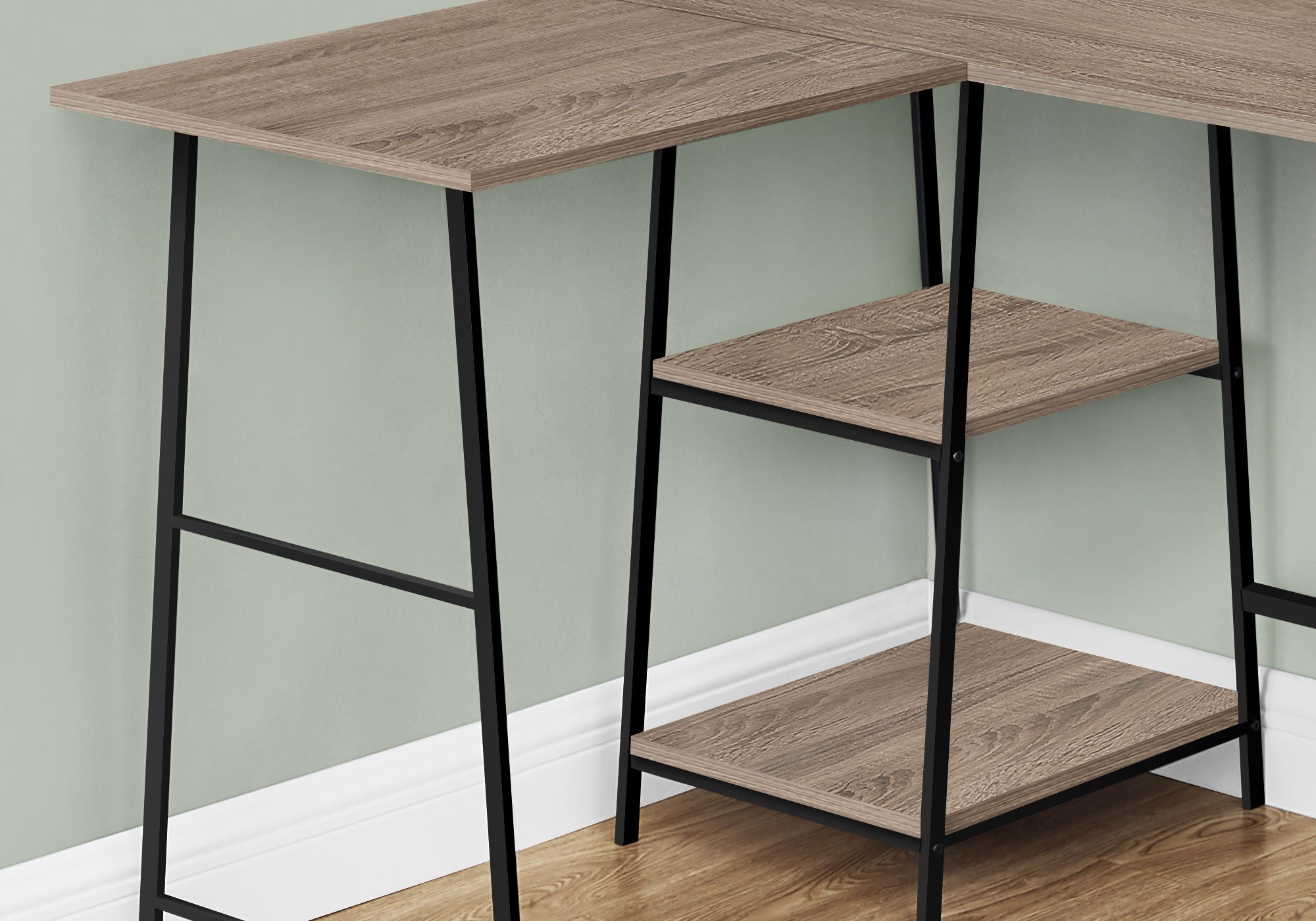 Computer Desk, Home Office, Corner, Storage Shelves, L Shape, Work, Laptop, Contemporary, Modern - Best Buy Furniture