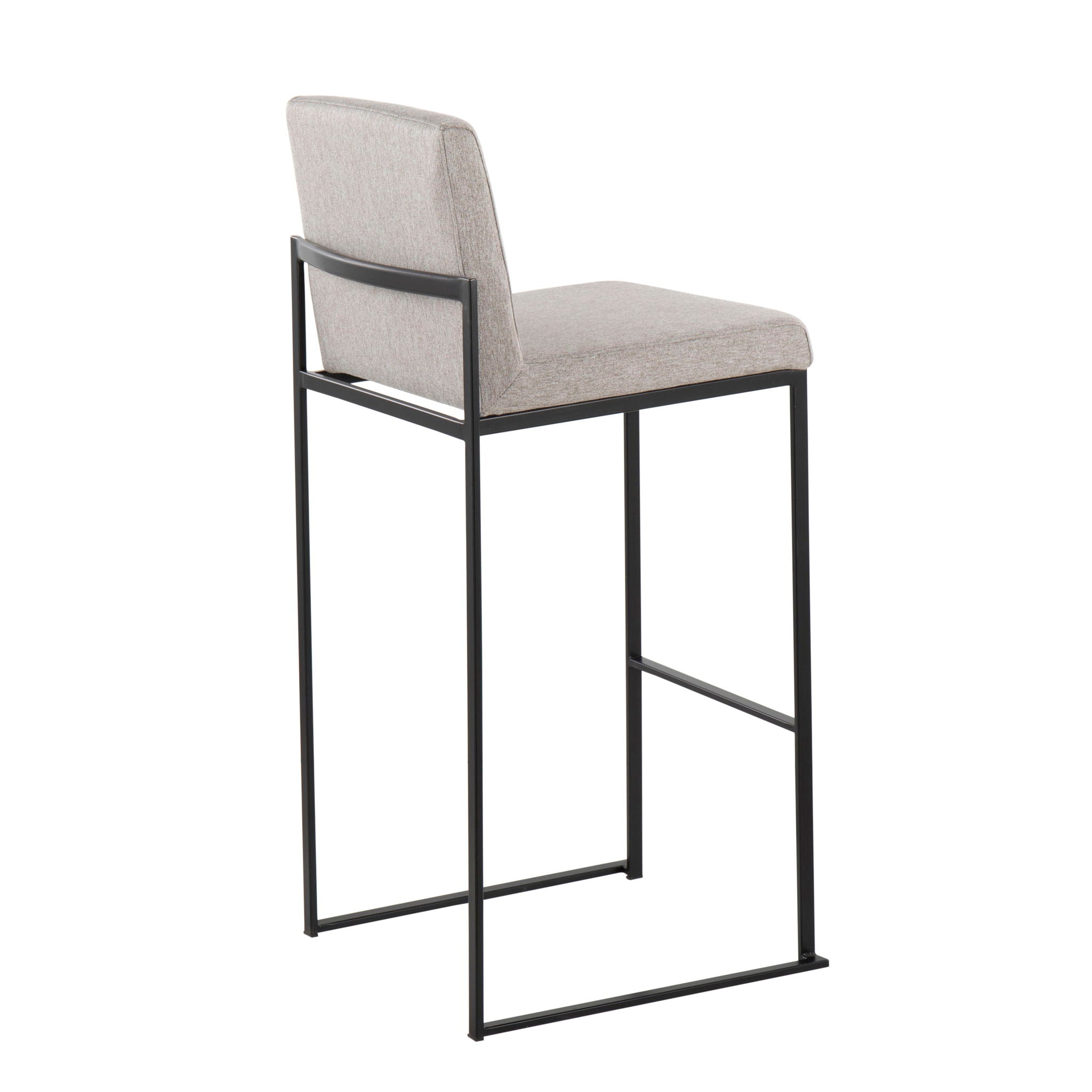 Fuji - Contemporary High Back Barstool Elegant Design - Best Buy Furniture