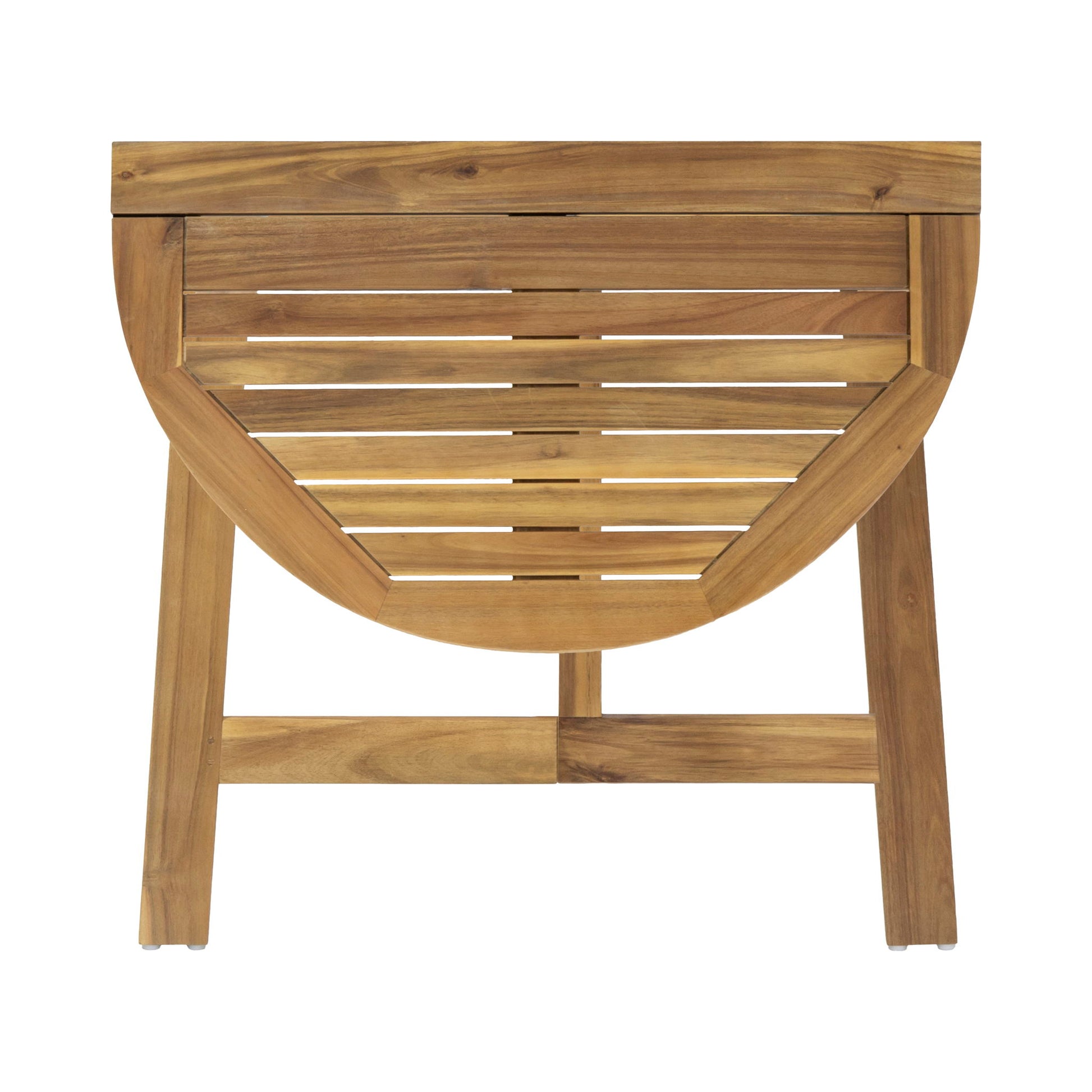 Outdoor 3 Piece Half Round Folding Bistro Set - Best Buy Furniture