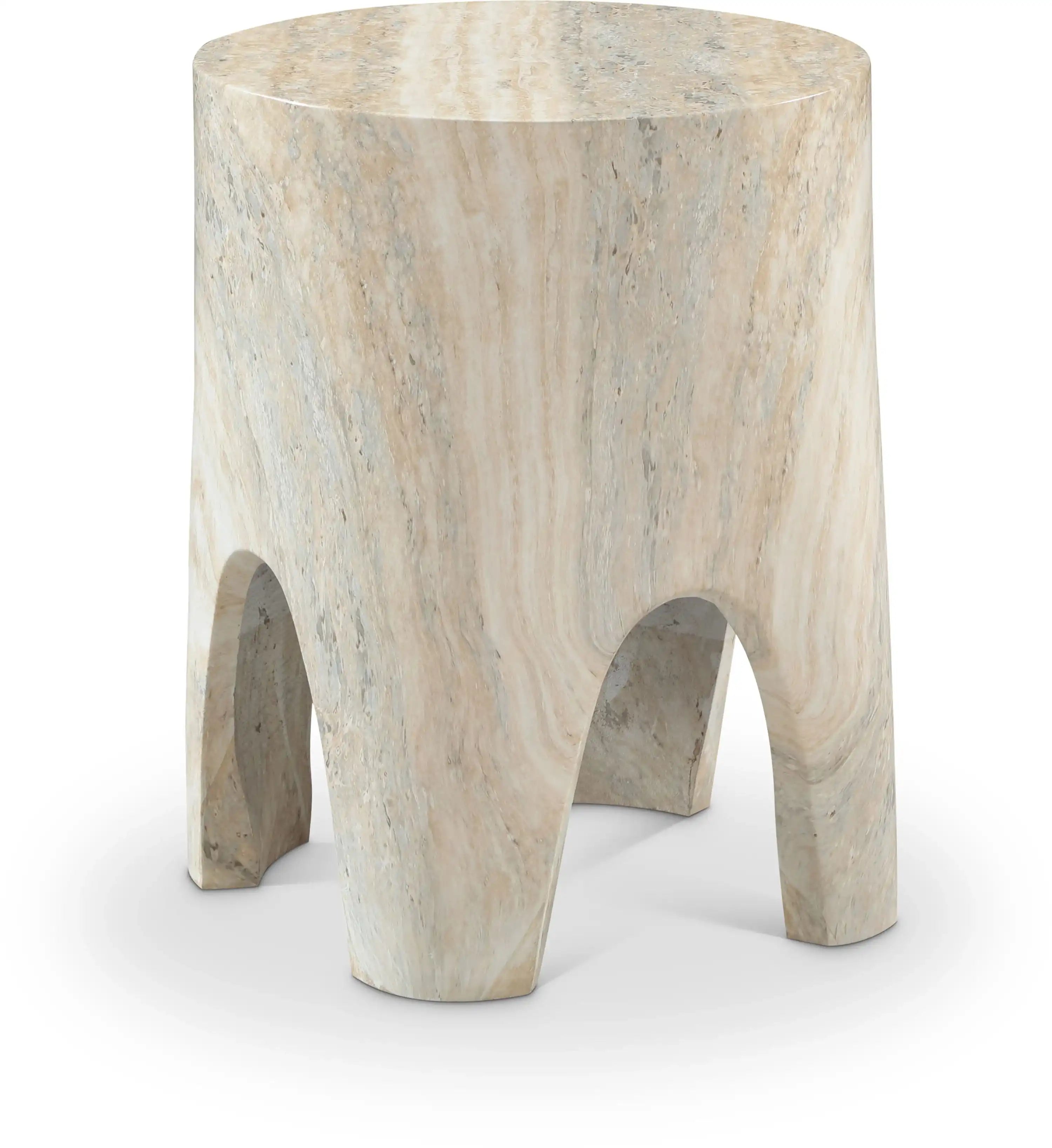 Foligno - Concrete End Table - Best Buy Furniture