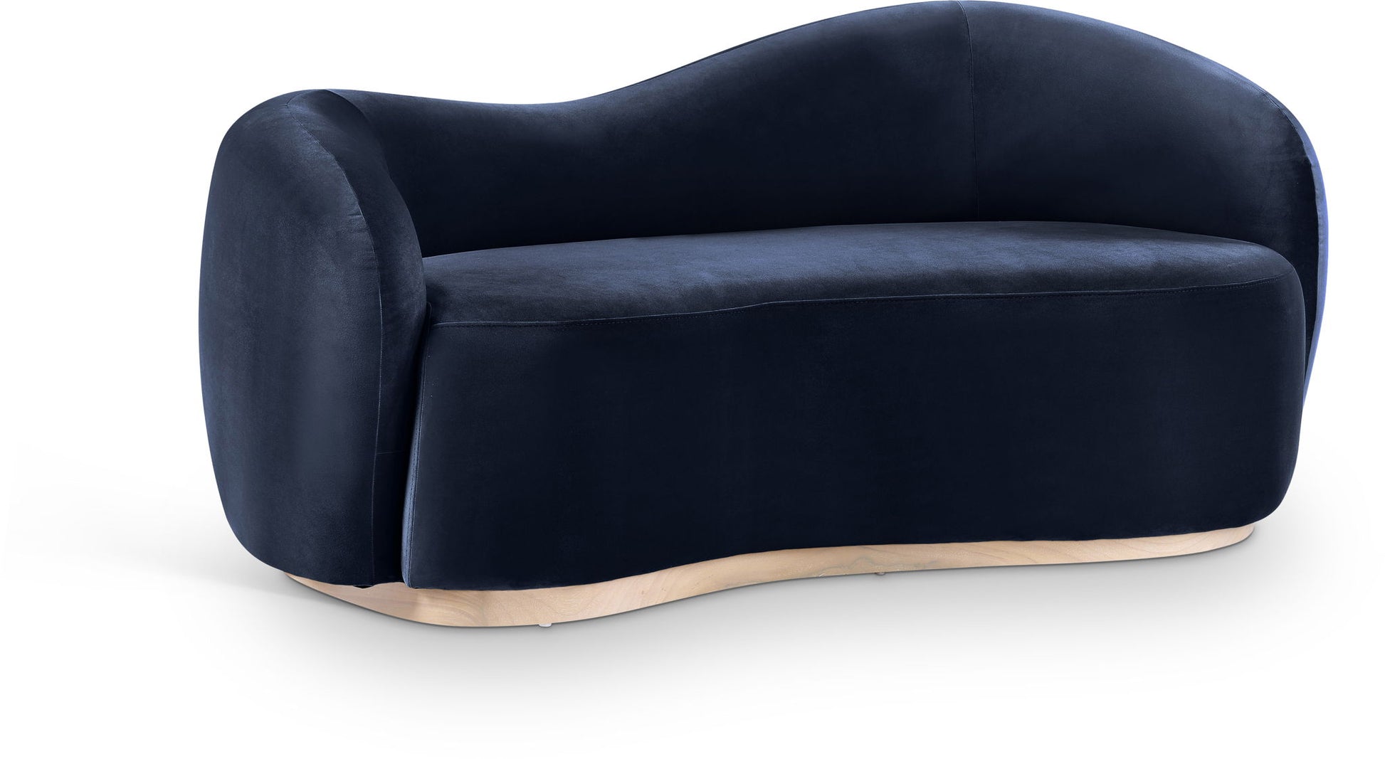 Gustavo - Velvet Upholstered Loveseat - Best Buy Furniture