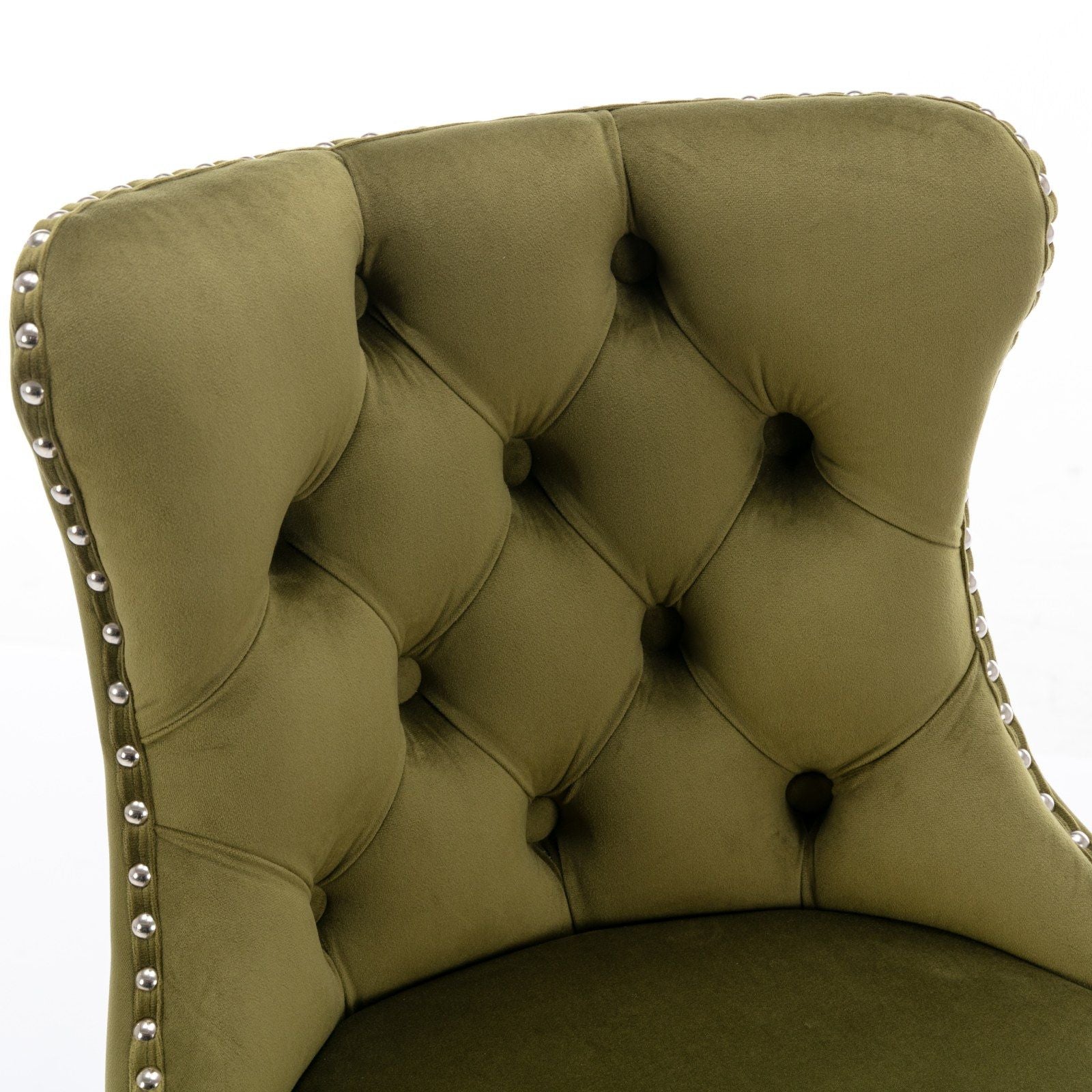 Swivel Velvet Barstools Adjusatble Seat Height From 25-33", Modern Upholstered Chrome Base Bar Stools With Backs Comfortable Tufted For Home Pub And Kitchen Island (Set of 2) - Best Buy Furniture