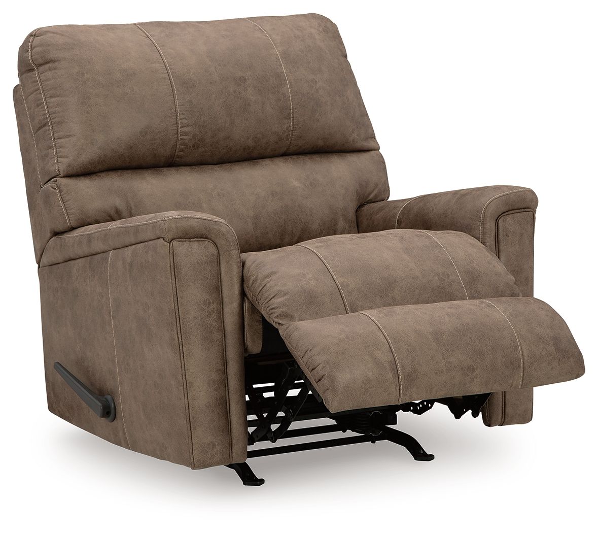 Navi - 3 Pc. - Sofa, Loveseat, Rocker Recliner - Fossil - Best Buy Furniture