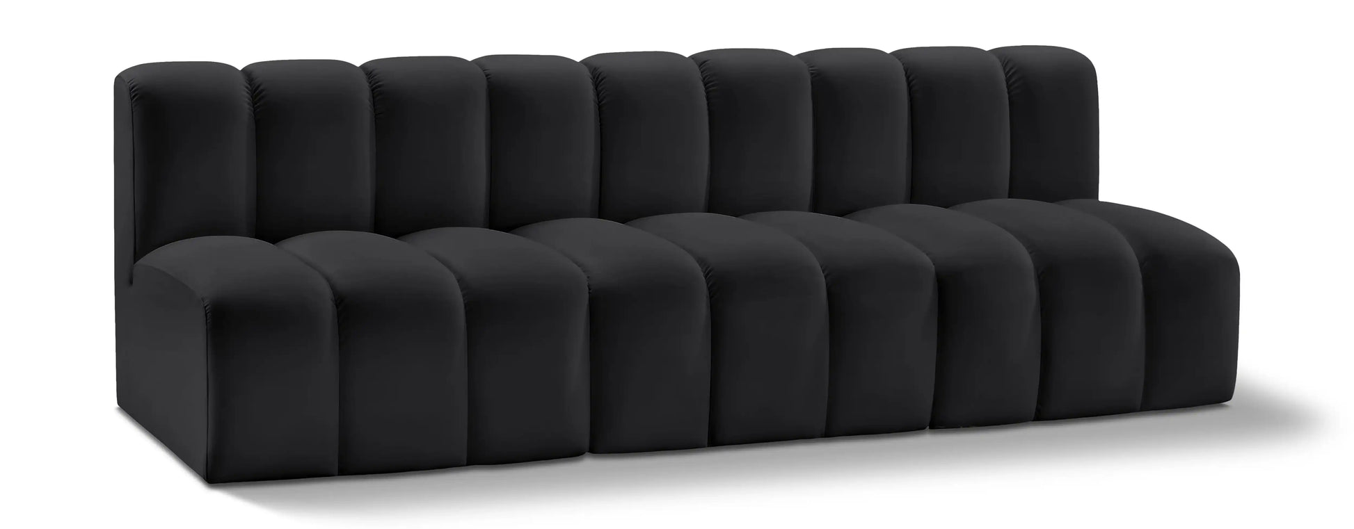 Arc - Faux Leather 3 Seats Modular Sofa - Best Buy Furniture