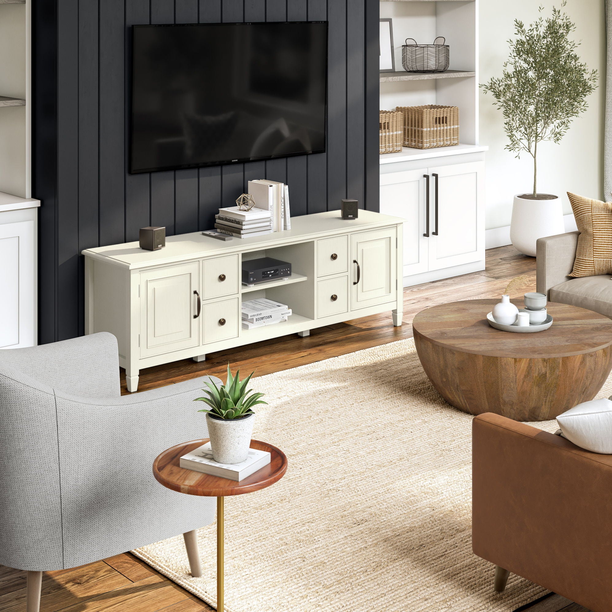 Connaught - Wide TV Stand - Best Buy Furniture