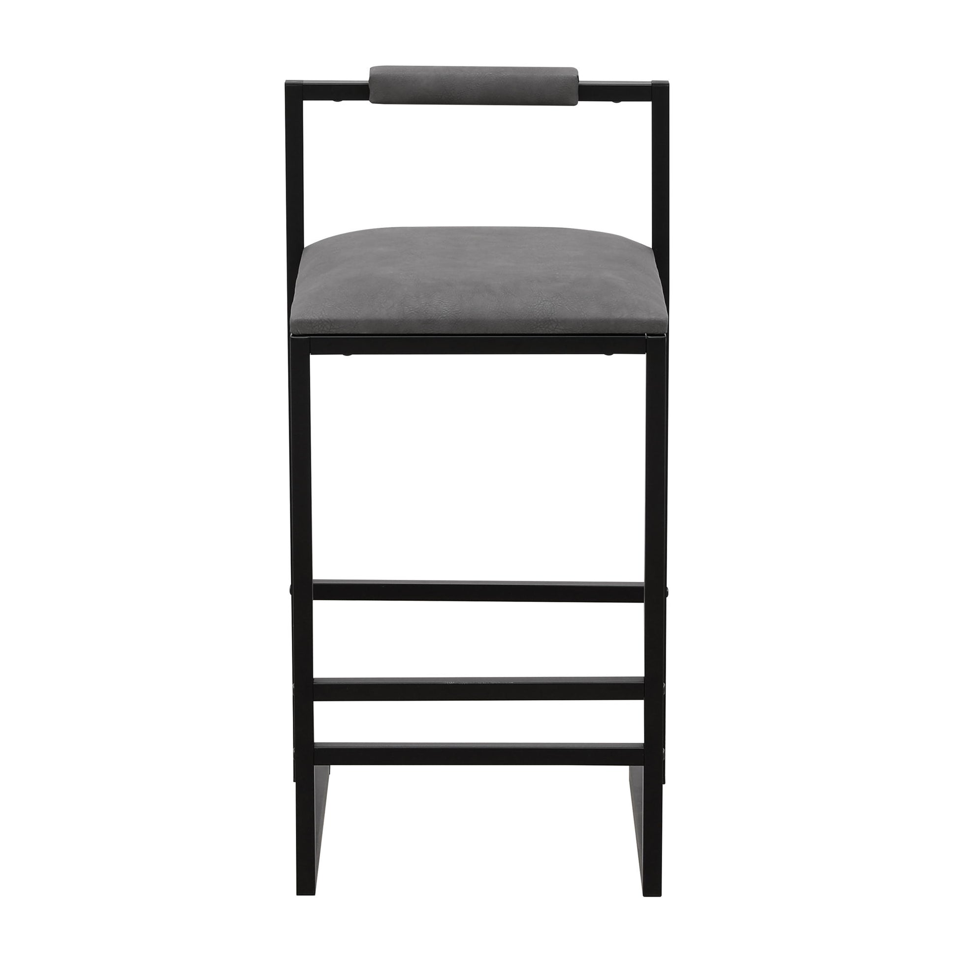 Elegant Bar Stool Set With Backrest And Footrest, Counter Height (Set of 2) - Best Buy Furniture