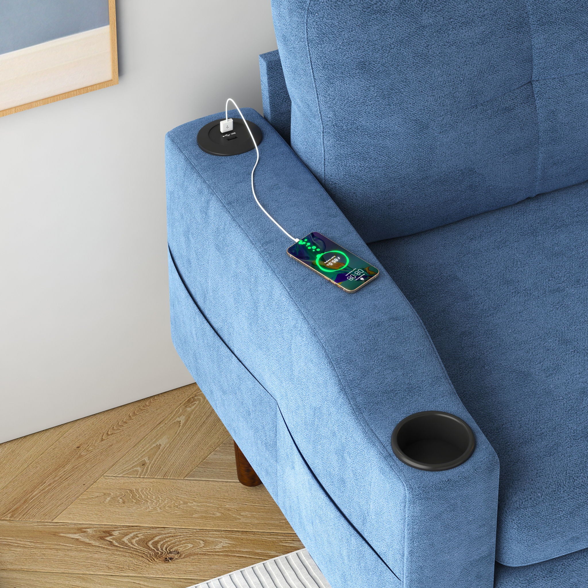 3 Seater Convertible Combination L Shaped Sofa With Footstools With Storage - Best Buy Furniture