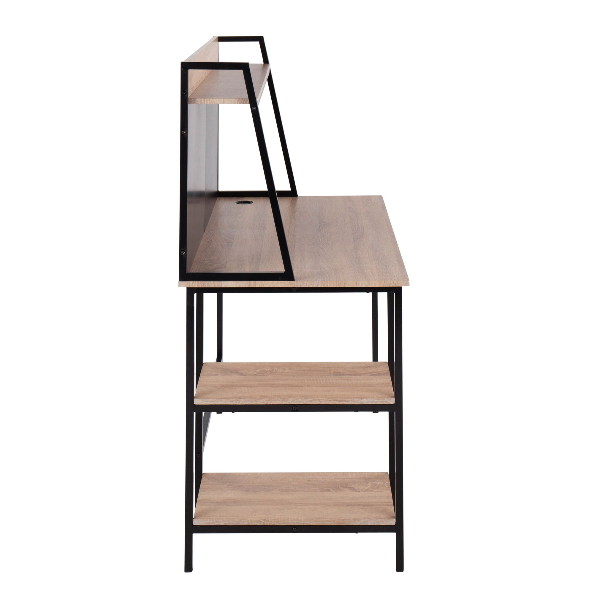 Geo - Shelf Contemporary Desk - Best Buy Furniture