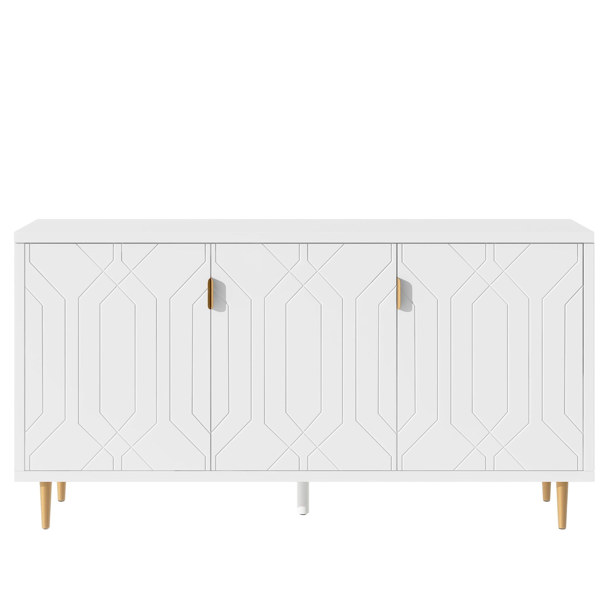 Modern TV Stand With 3 Doors And Adjustable Shelves - Best Buy Furniture