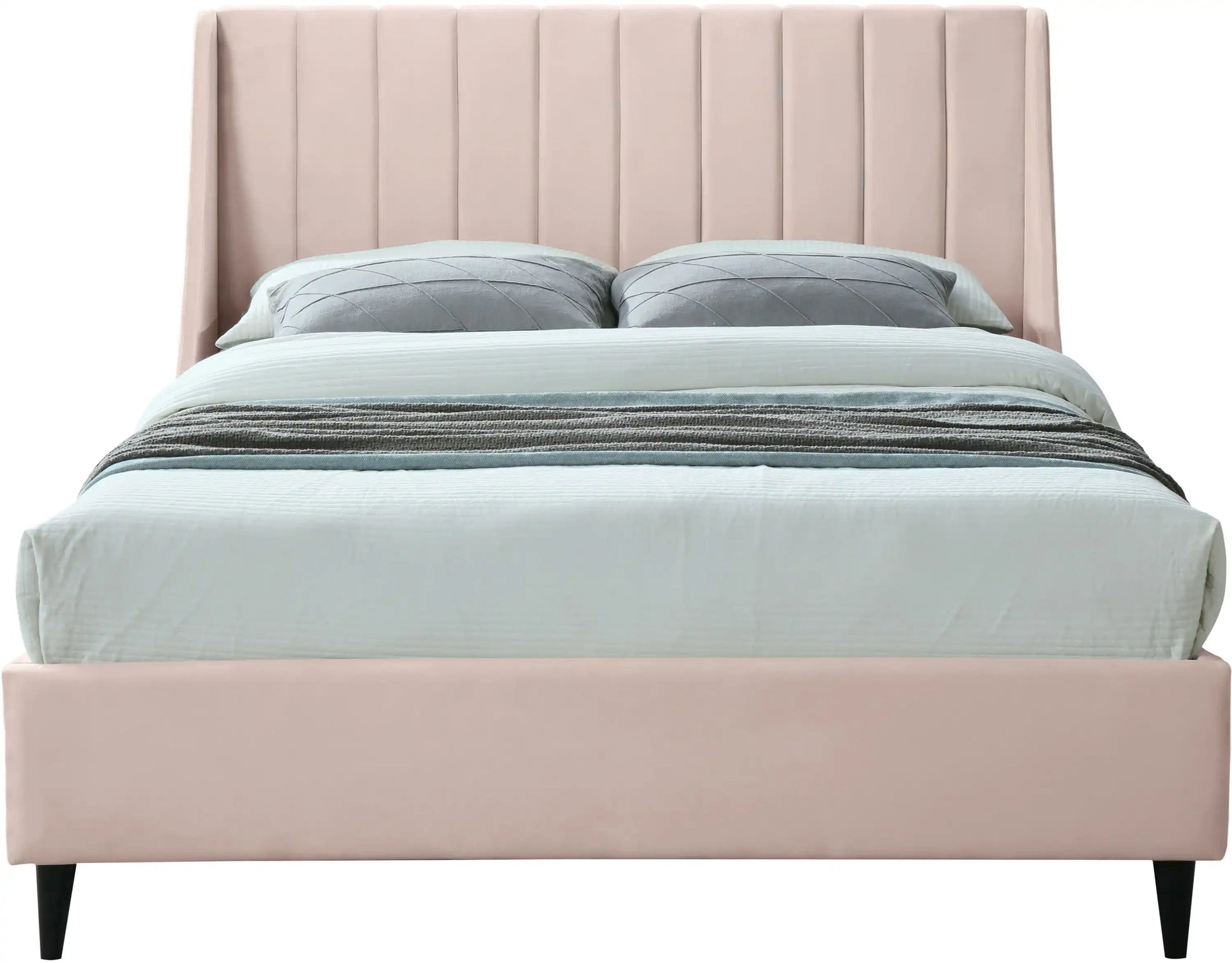 Eva - Velvet Bed - Best Buy Furniture