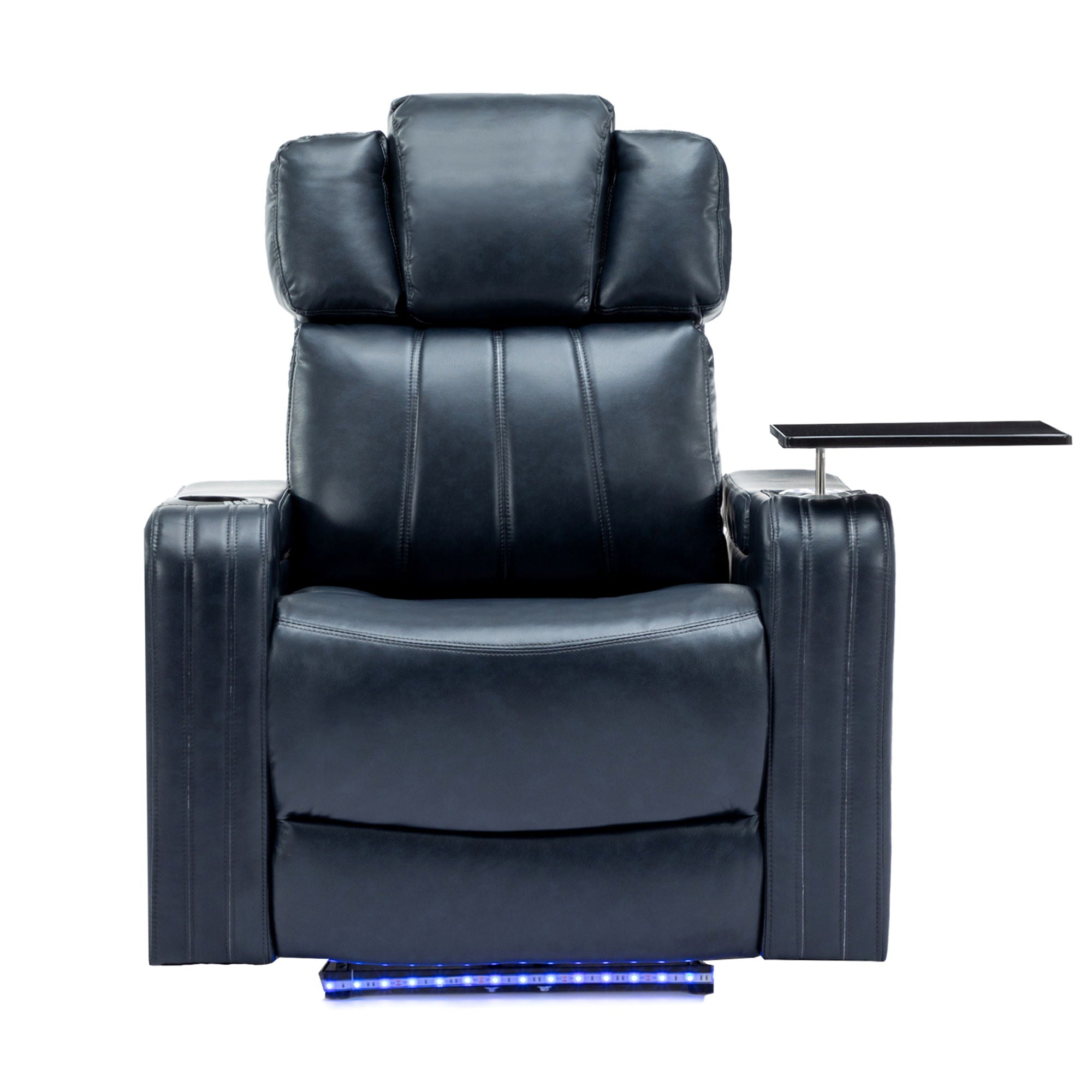 Power Recliner Theater Chair With Cooling Cup Holder, Bluetooth Speaker, LED Lights, USB Ports - Best Buy Furniture