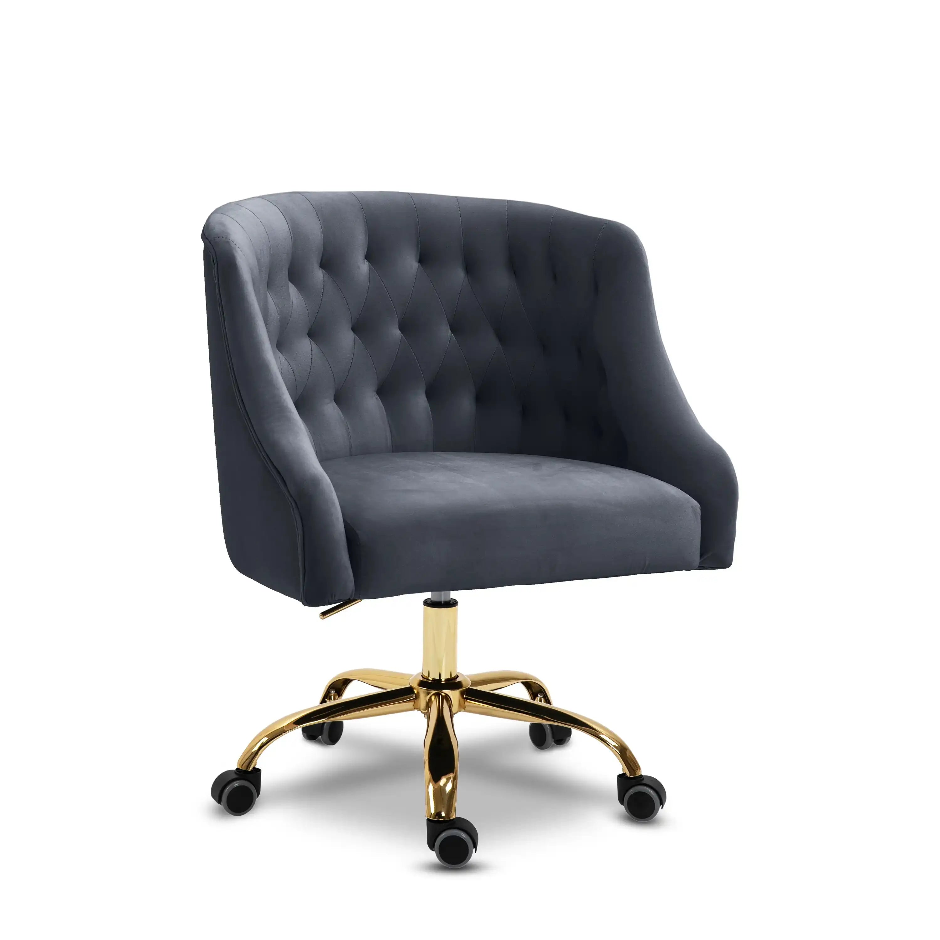Arden - Office Chair with Gold Legs - Best Buy Furniture