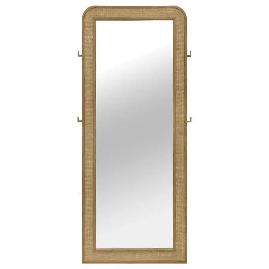 Arini - Cane Weave Full Length Standing Floor Mirror - Best Buy Furniture