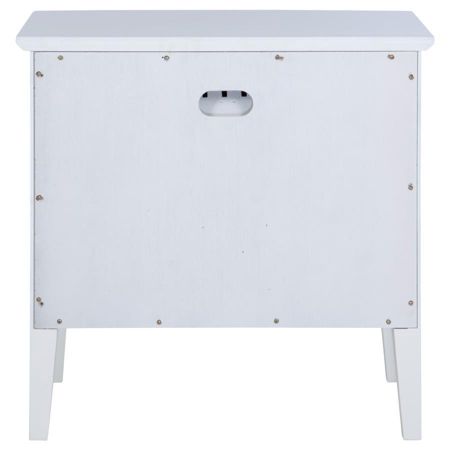Bexhill - 1-Drawer Nightstand Bedside Table - White - Best Buy Furniture