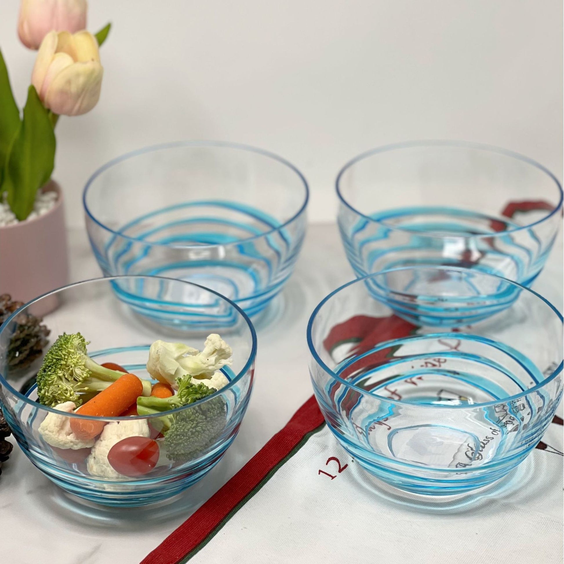 Swirl Acrylic Serving Bowls, Unbreakable - Best Buy Furniture