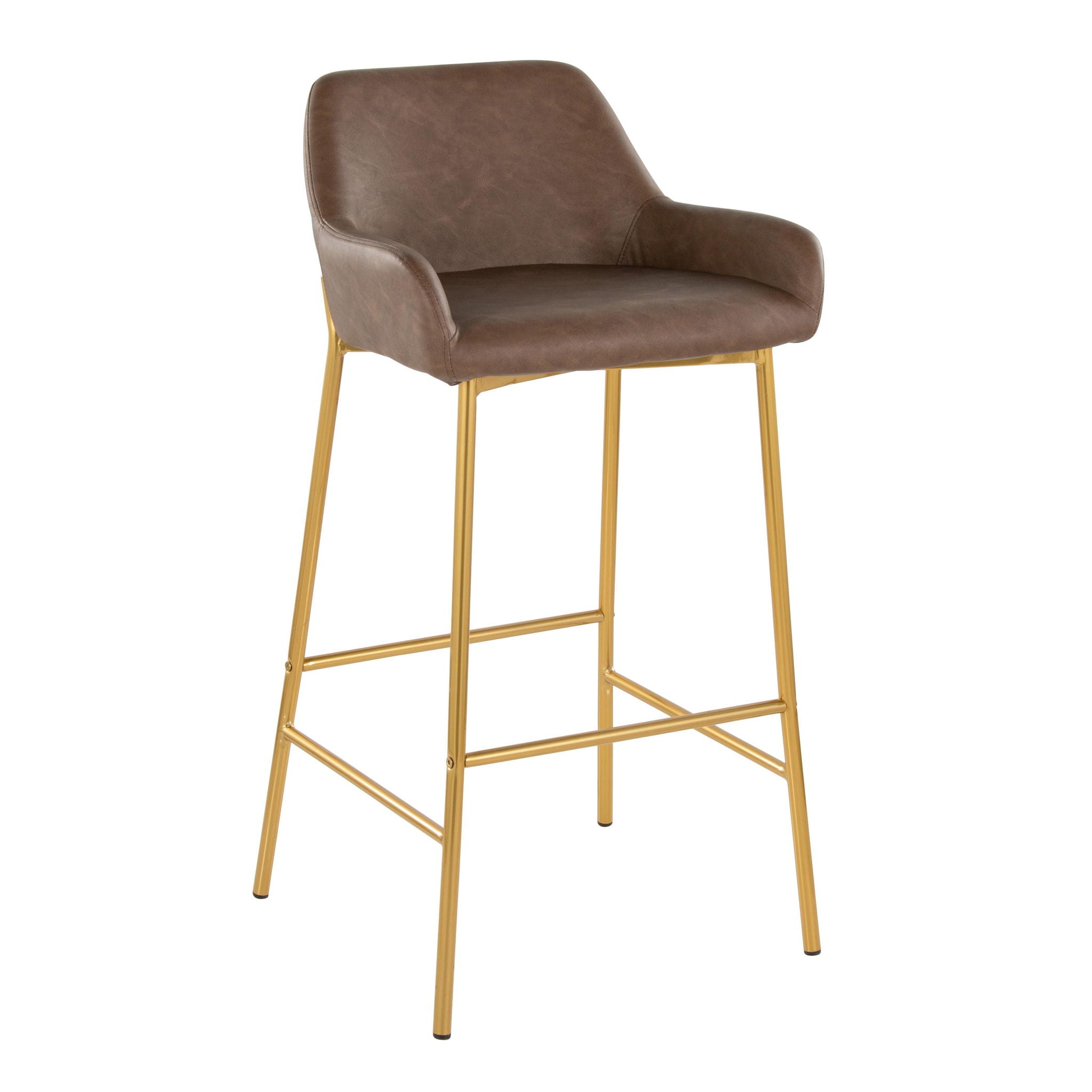 Daniella - Contemporary / Glam Fixed Height Bar Stool (Set of 2) - Best Buy Furniture