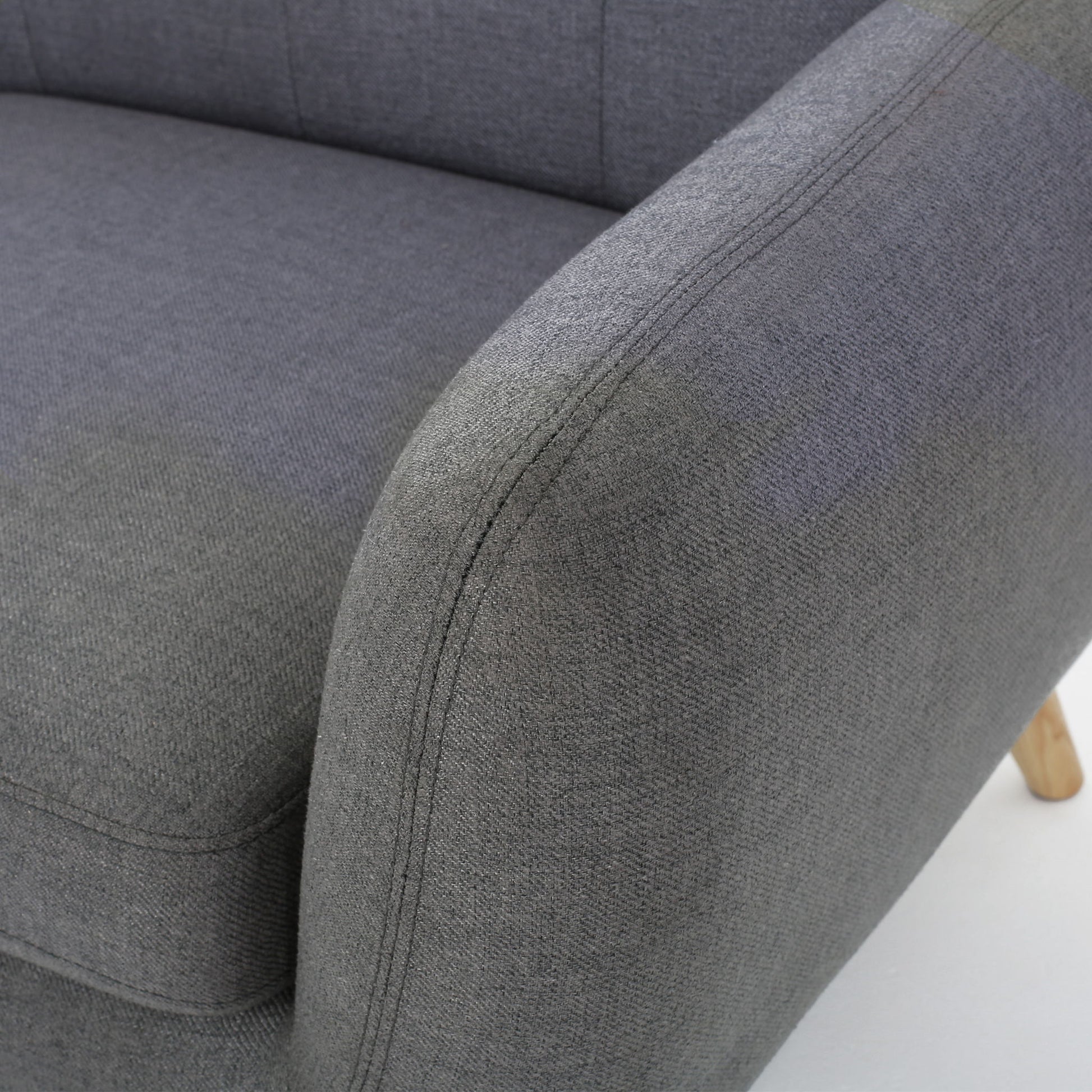 Modern Loveseat Sofa With Button Tufted Backrest - Best Buy Furniture