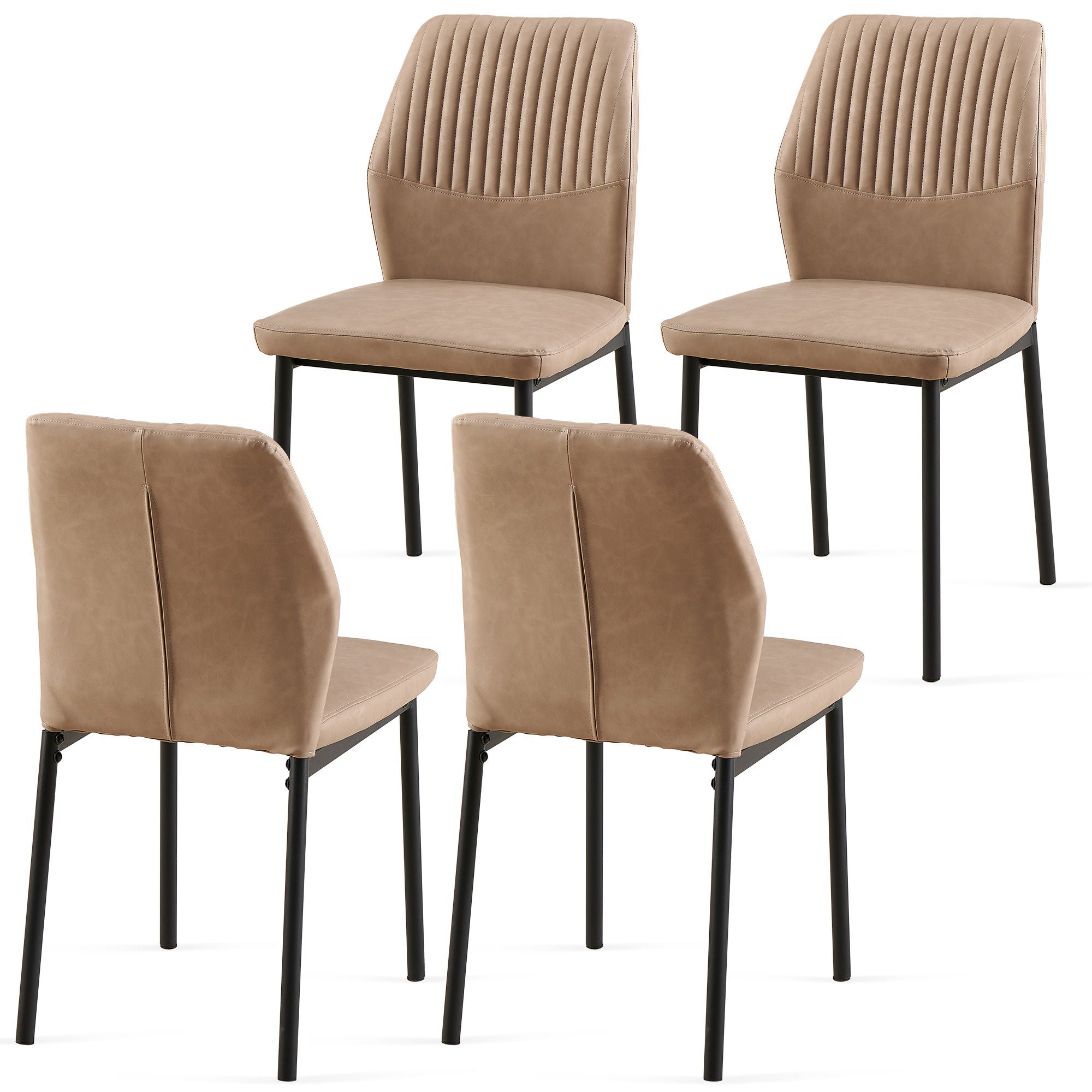 Dining Chairs Living Room Chair Modern Kitchen Armless Side Chair With Metal Legs - Best Buy Furniture