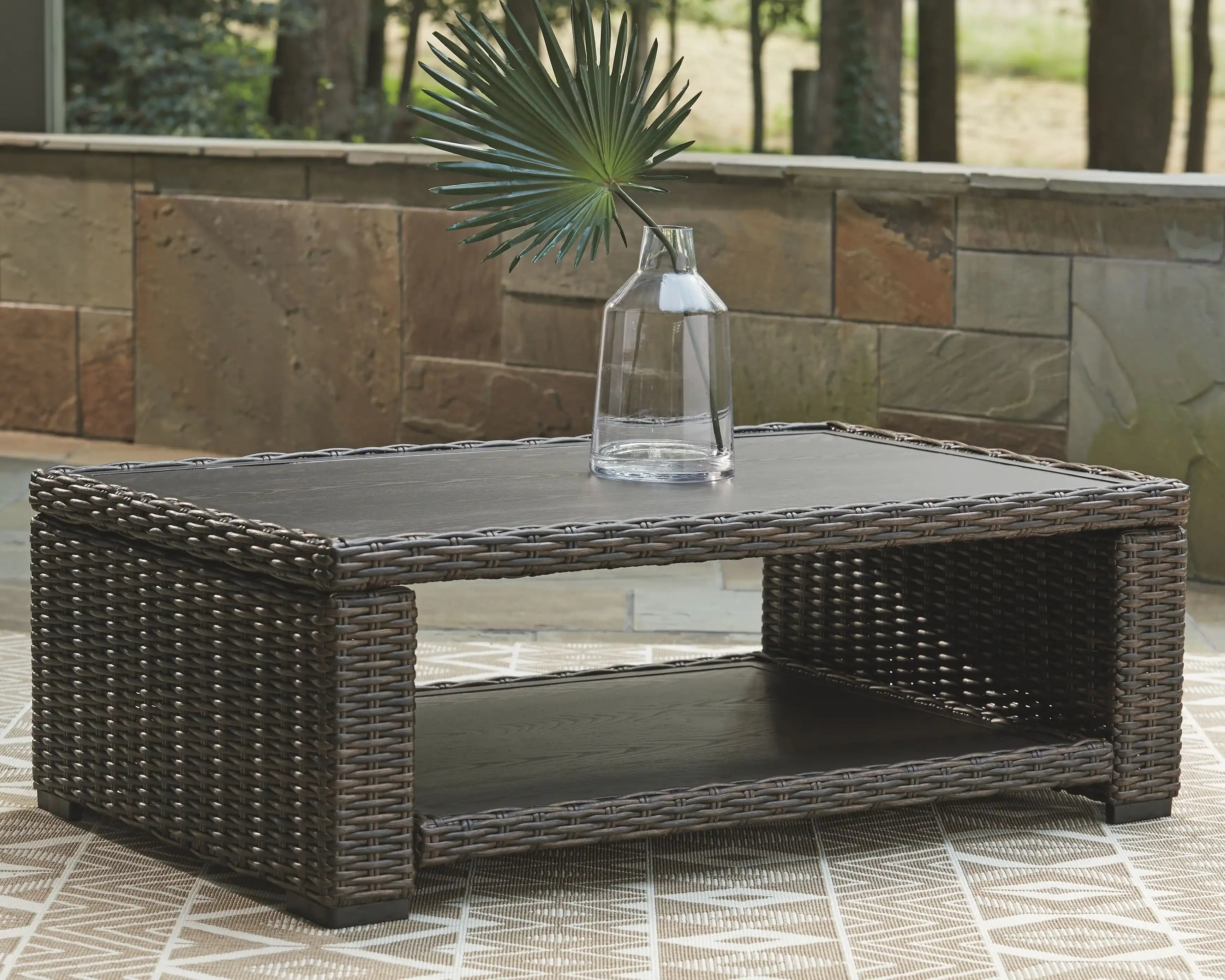 Grasson Lane - Rectangular Cocktail Table - Brown - Best Buy Furniture
