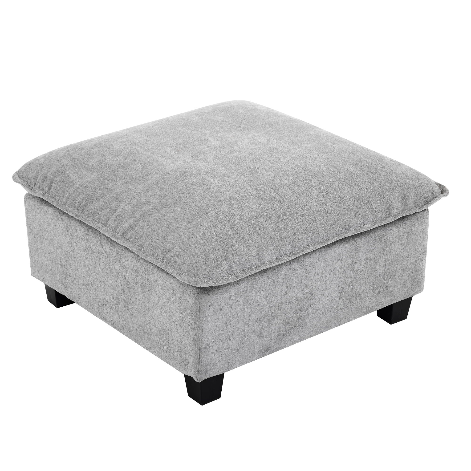 U-Shaped Sectional Modular Sofa With A Movable Ottoman, A Coffee Table With Hidden Charging Devices For Living Room - Best Buy Furniture