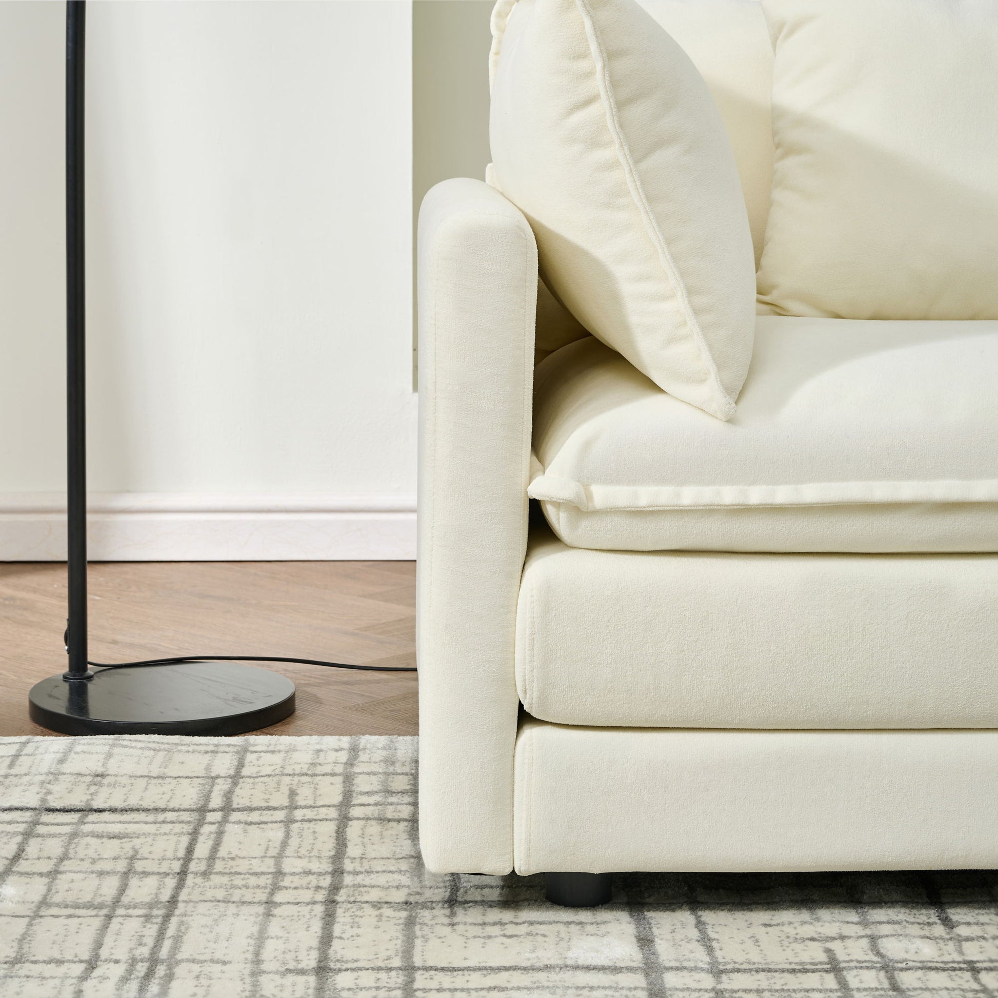 Modular Ottoman Style Deep Seat Sofa With Cushions - Best Buy Furniture