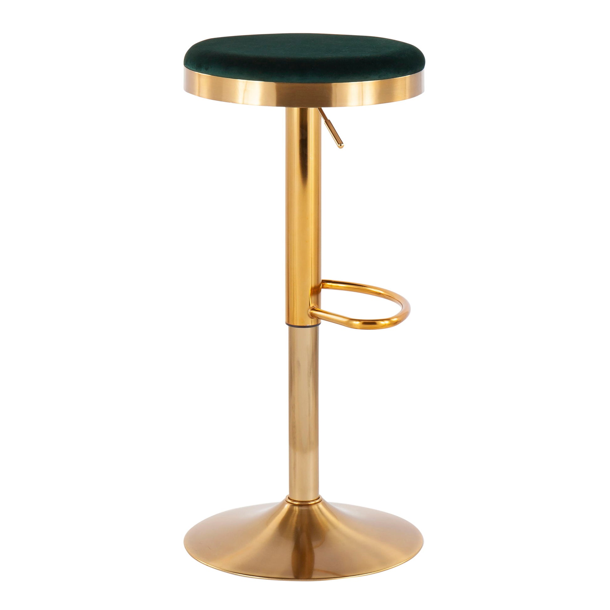 Dakota - Contemporary Upholste Adjustable Barstool (Set of 2) - Best Buy Furniture