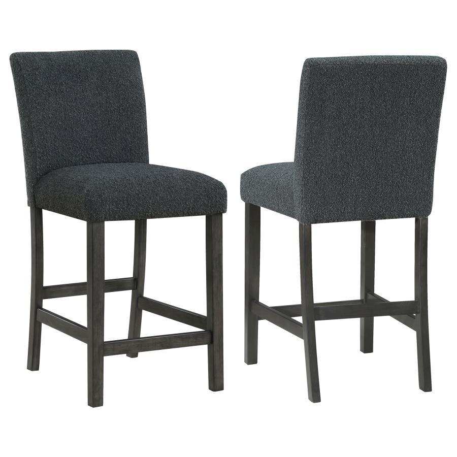 Alba - Boucle Upholstered Counter Height Dining Chair (Set of 2) - Best Buy Furniture