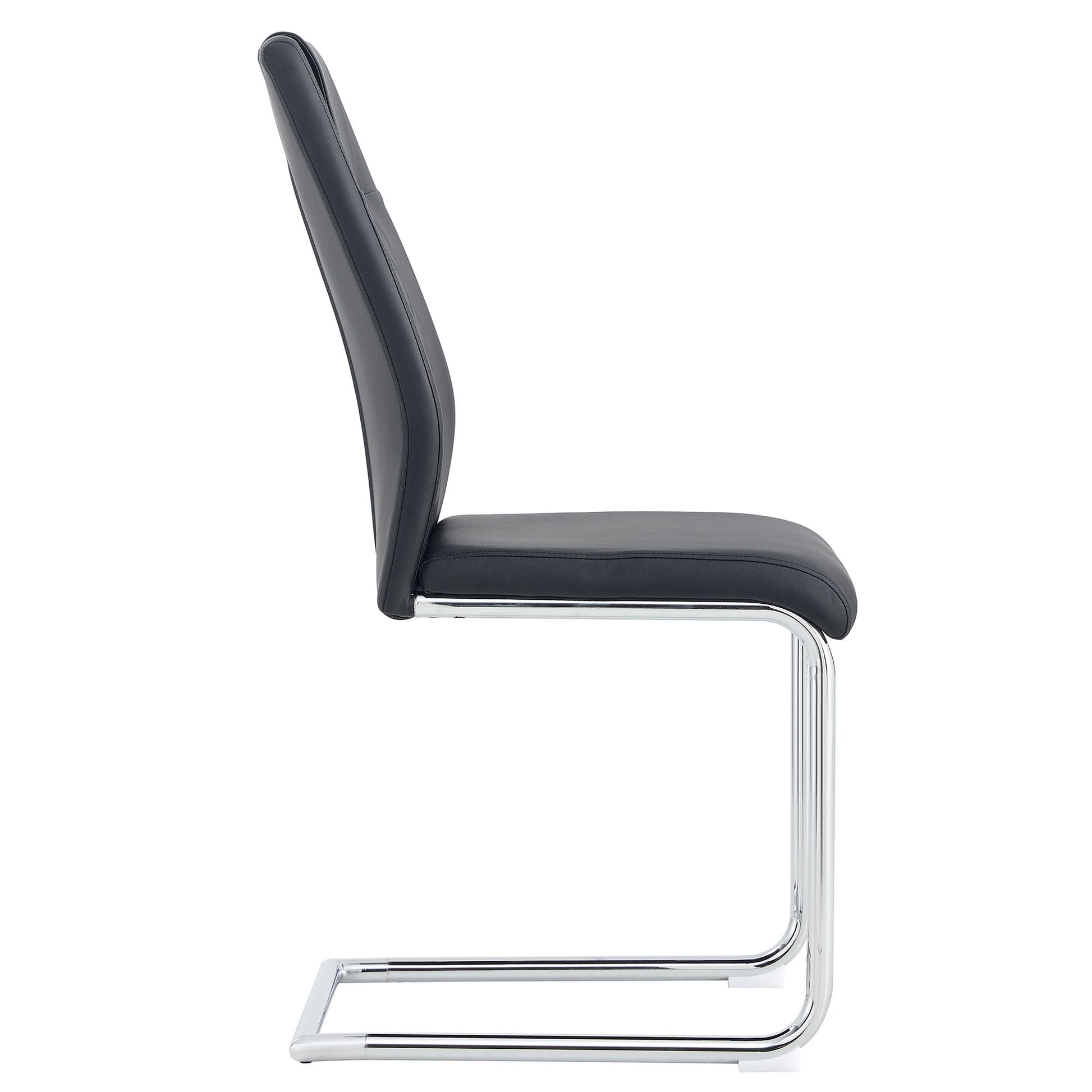 Modern Dining Chairs With Padded Seat, Metal Legs - Best Buy Furniture