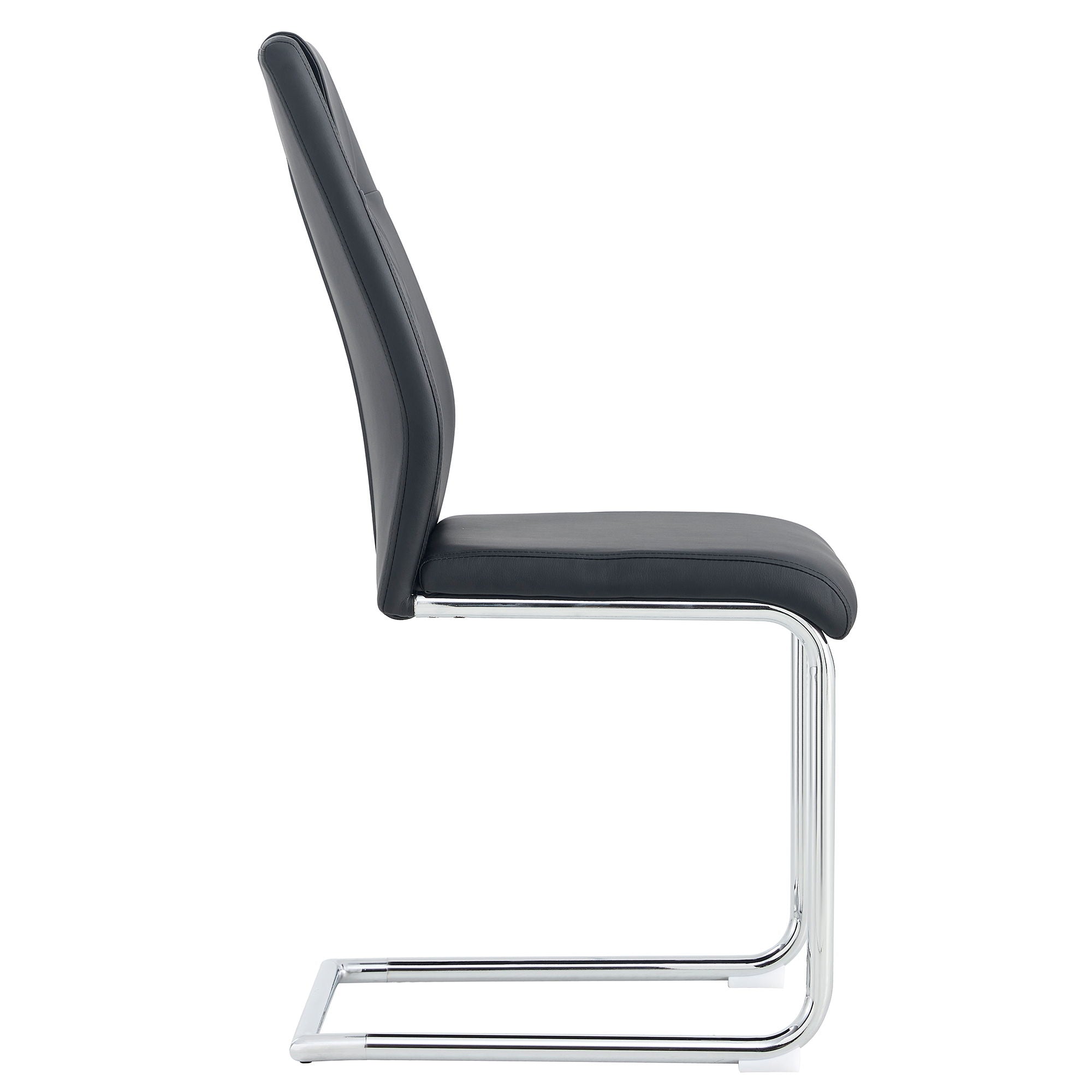 Modern Dining Chairs With Padded Seat, Metal Legs - Best Buy Furniture
