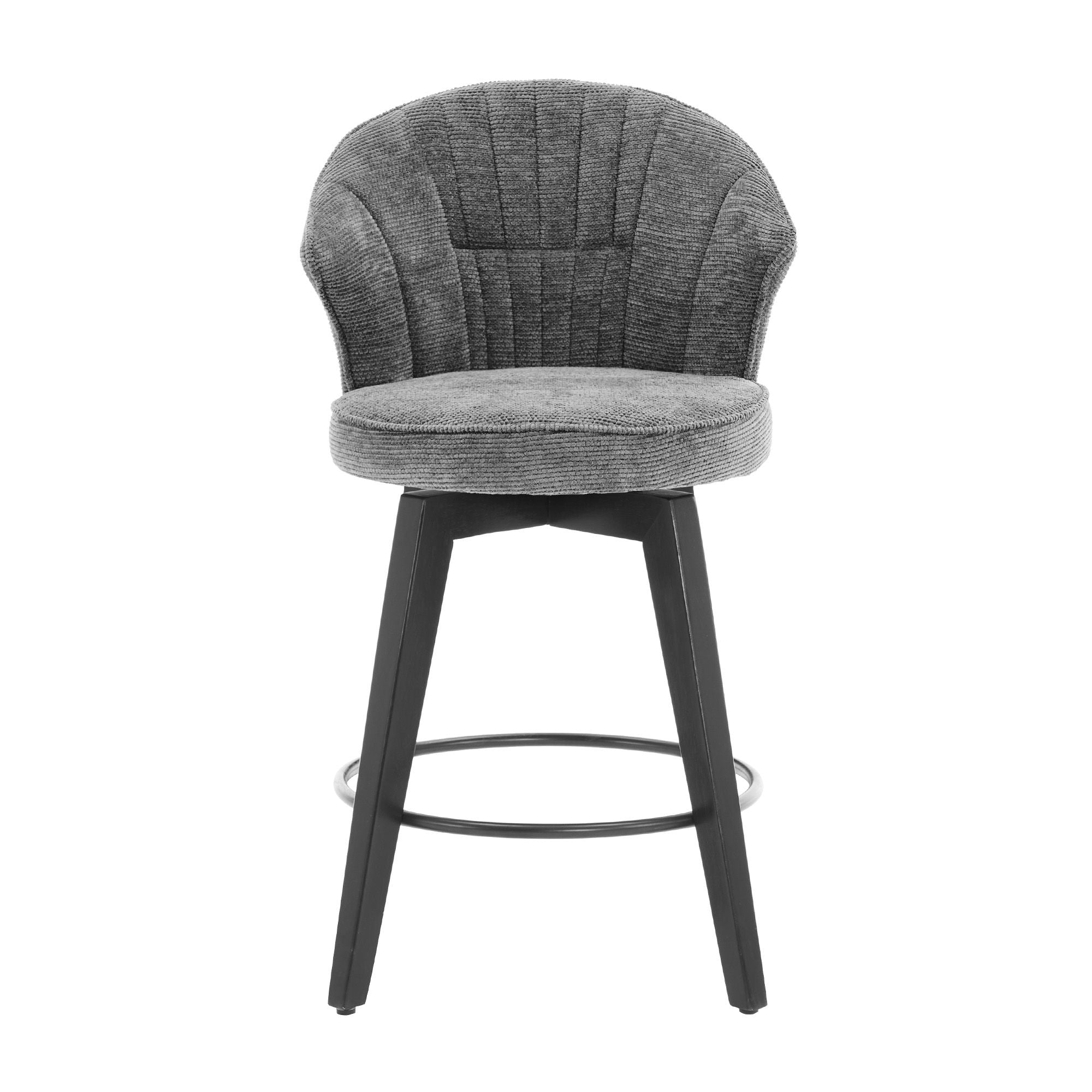 Wing Back Swivel Bar Stools (Set of 2) - Best Buy Furniture