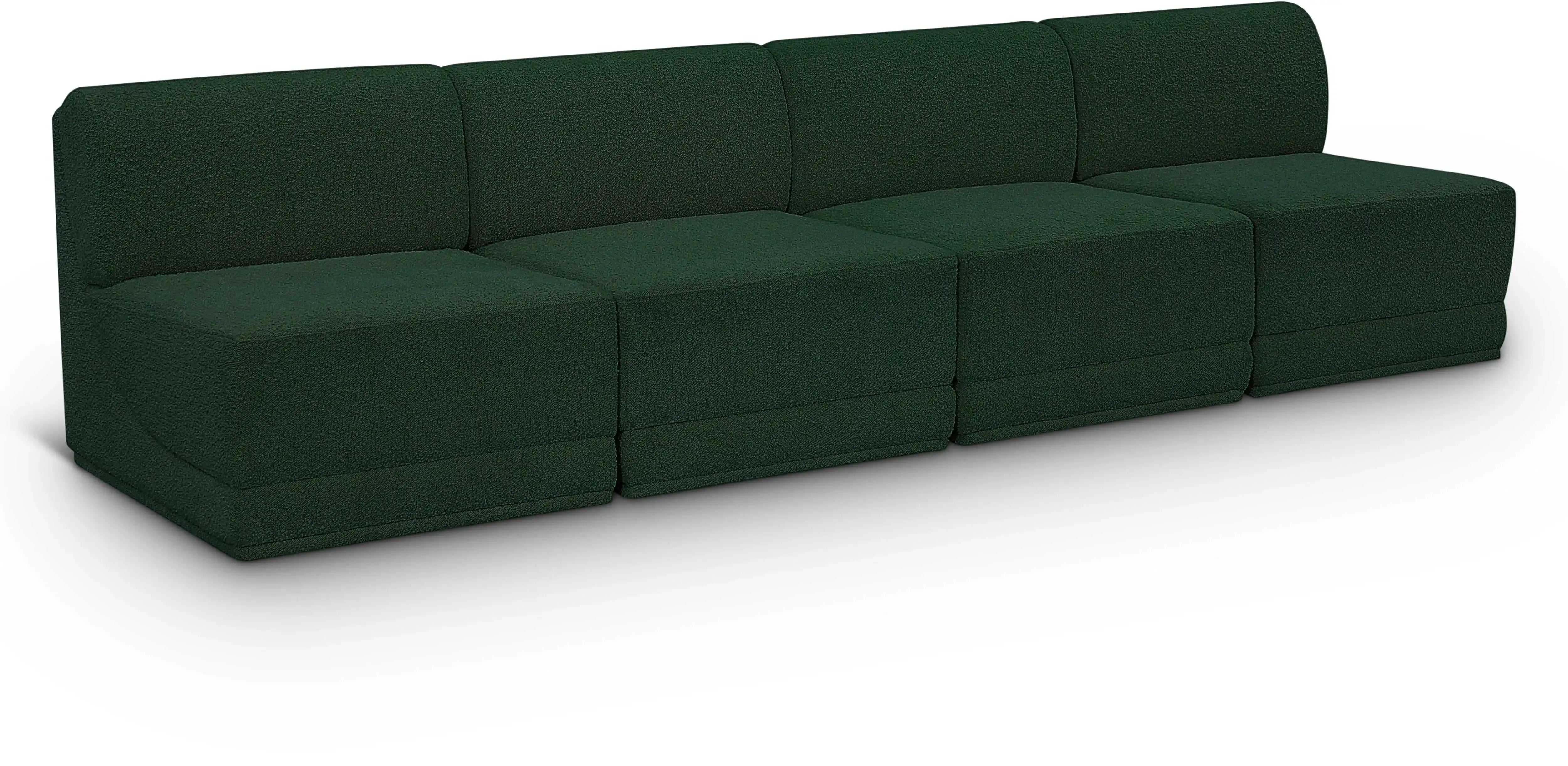 Ollie - 4 Seat Armless Modular Sofa - Best Buy Furniture
