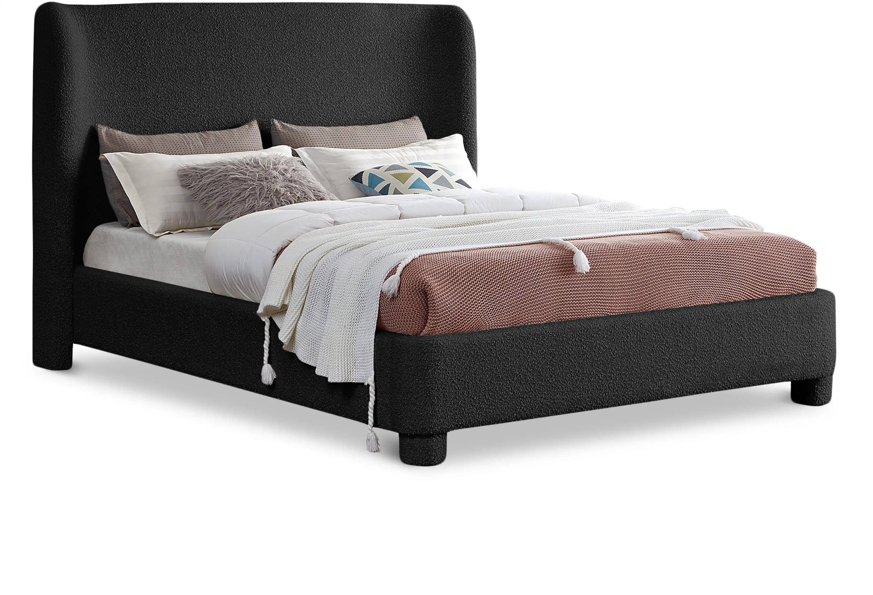 Penny - Boucle Fabric Bed - Best Buy Furniture