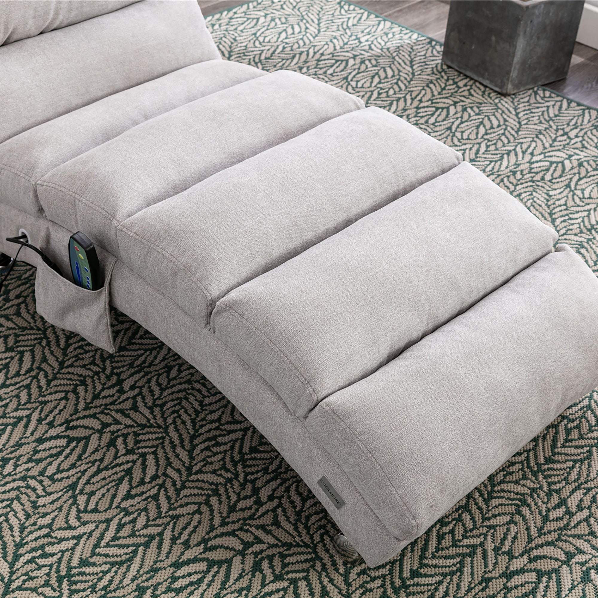 Massage Chaise Lounge Indoor With Remote Control, Ergonomic Electric Massage Lounger - Best Buy Furniture