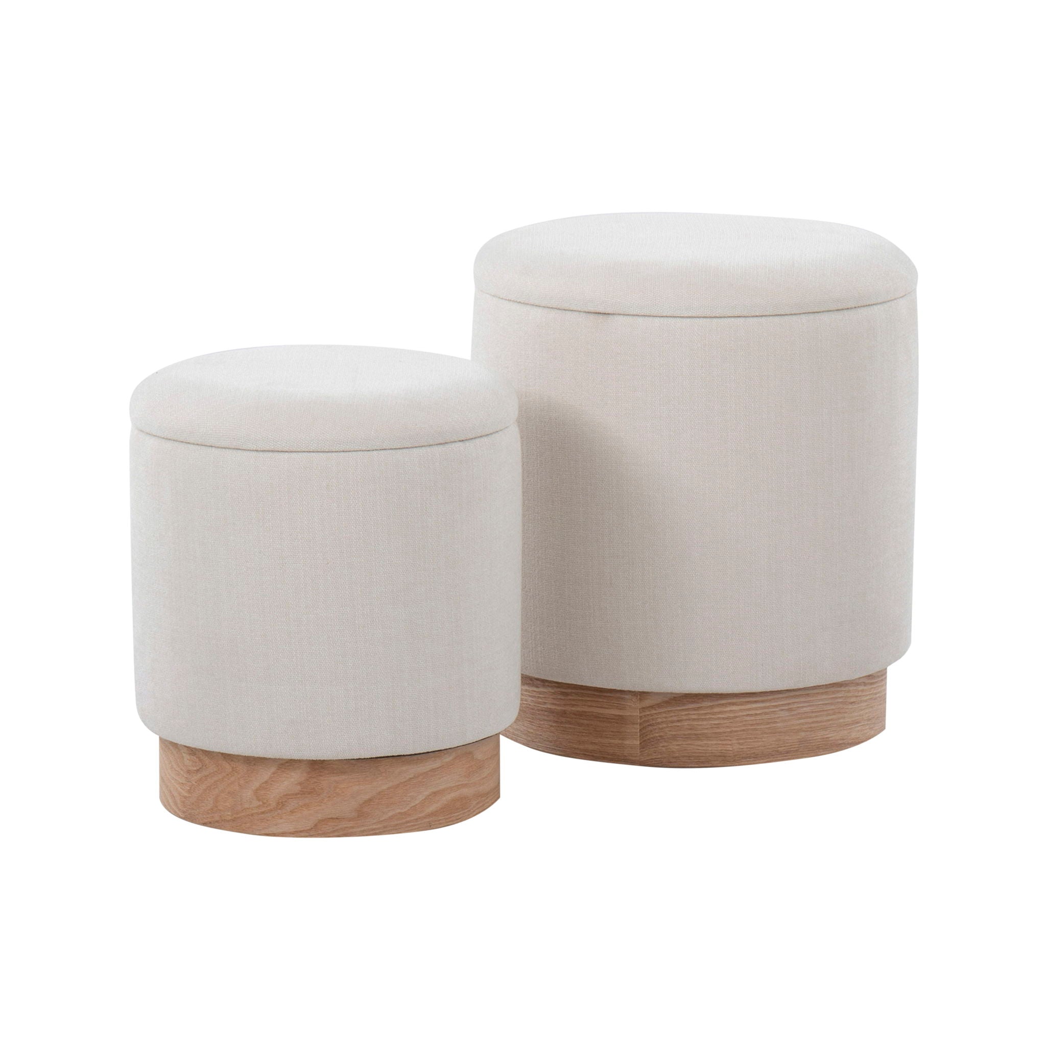 Marla - Contemporary, Nesting Ottoman Set - Best Buy Furniture