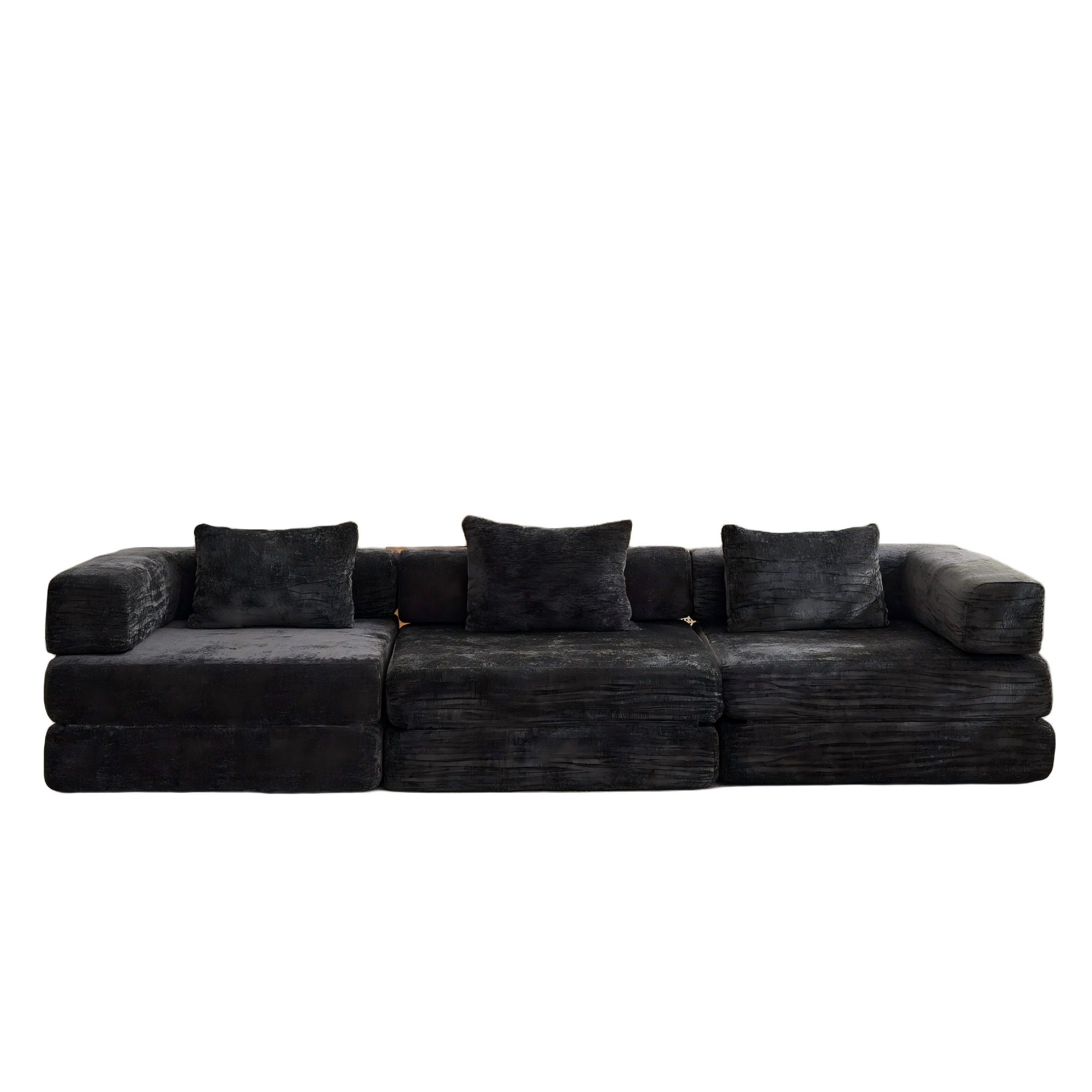 Convertible Floor Sofa Bed, Boneless Modular Sectional Sofa For Living Room - Best Buy Furniture