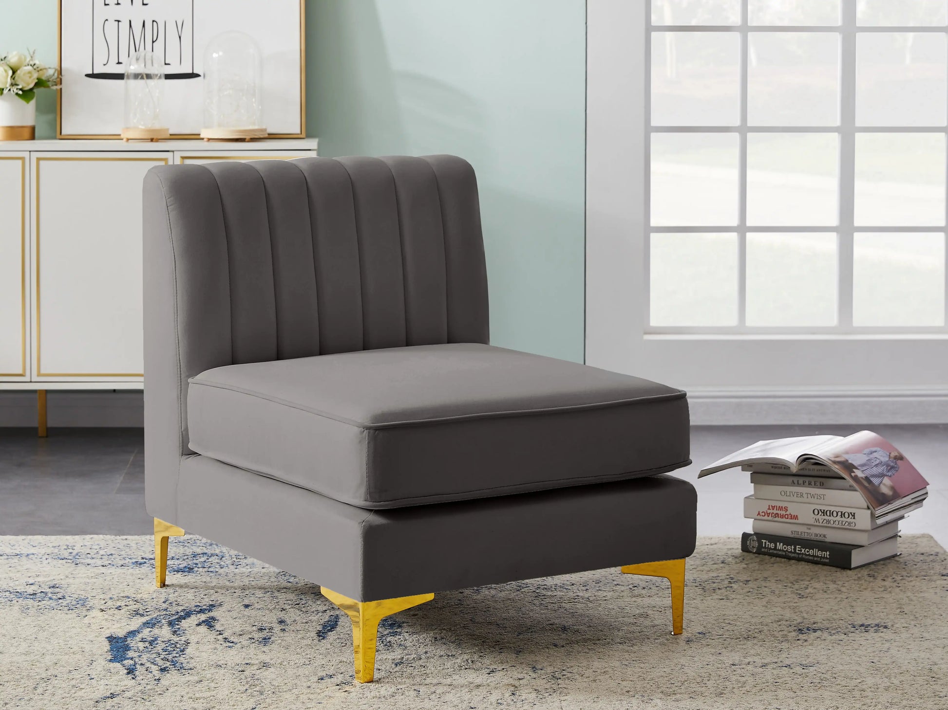 Alina - Armless Chair - Best Buy Furniture