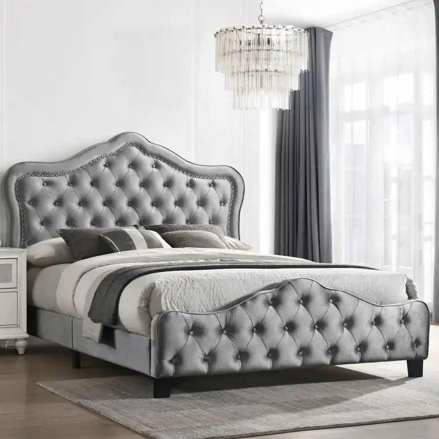 Bella - Upholstered Panel Bed - Best Buy Furniture