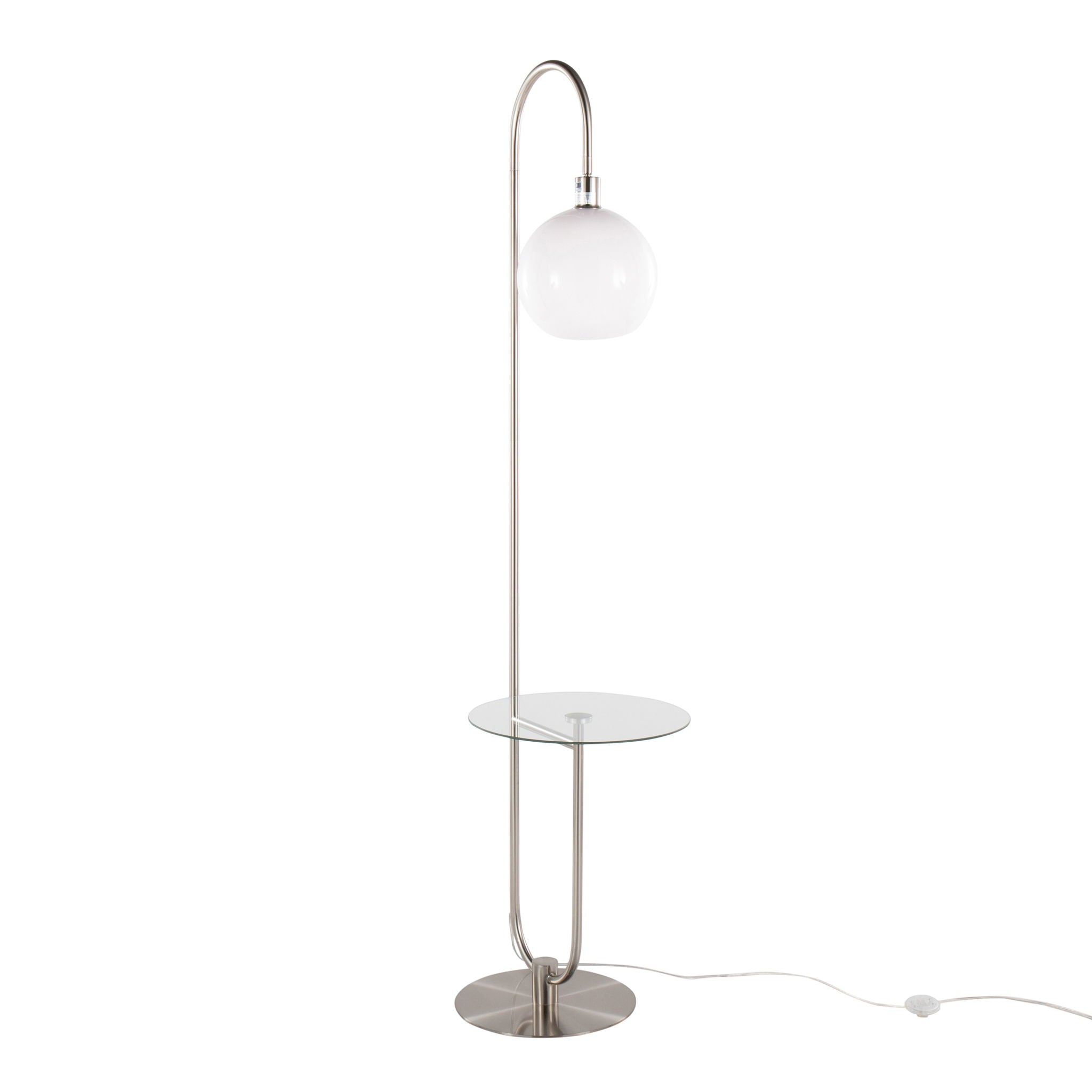 Trombone - Contemporary / Glam Floor Lamp - Best Buy Furniture