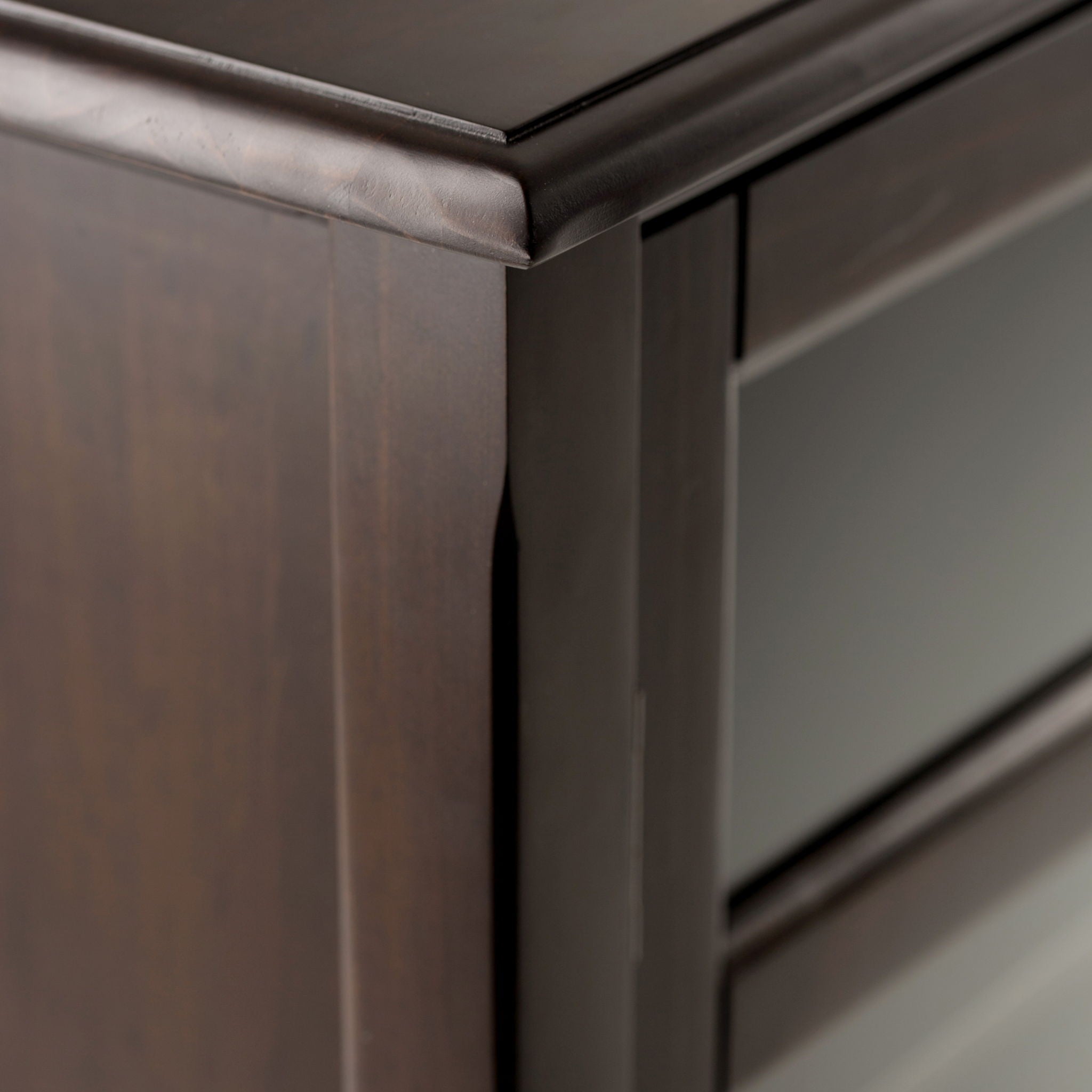 Burlington - Medium Storage Cabinet - Mahogany Brown - Best Buy Furniture