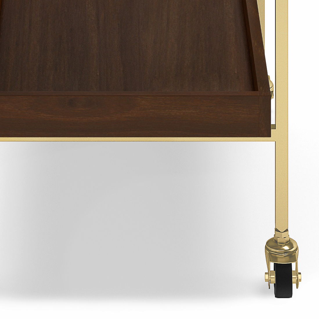 Jace - Bar Cart - Cognac - Best Buy Furniture