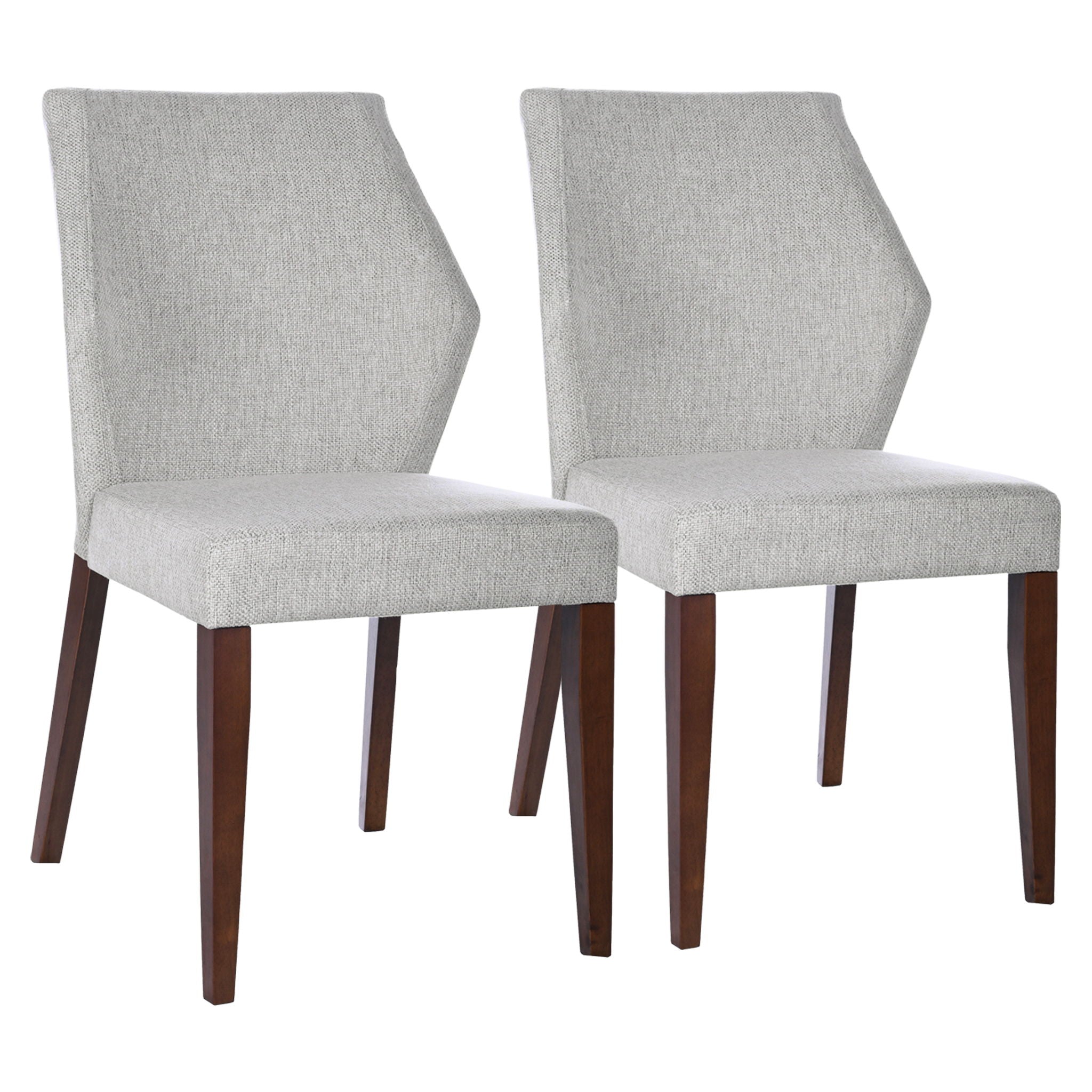 Luca - Dining Chair (Set of 2) - Light Gray - Best Buy Furniture